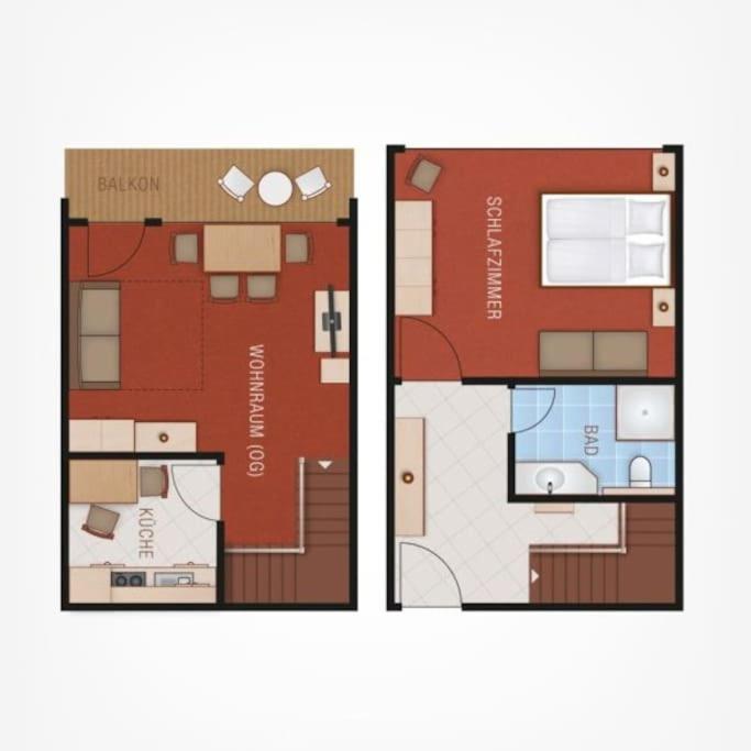 Groot appartement in Aparthotel met prachtig uitzicht