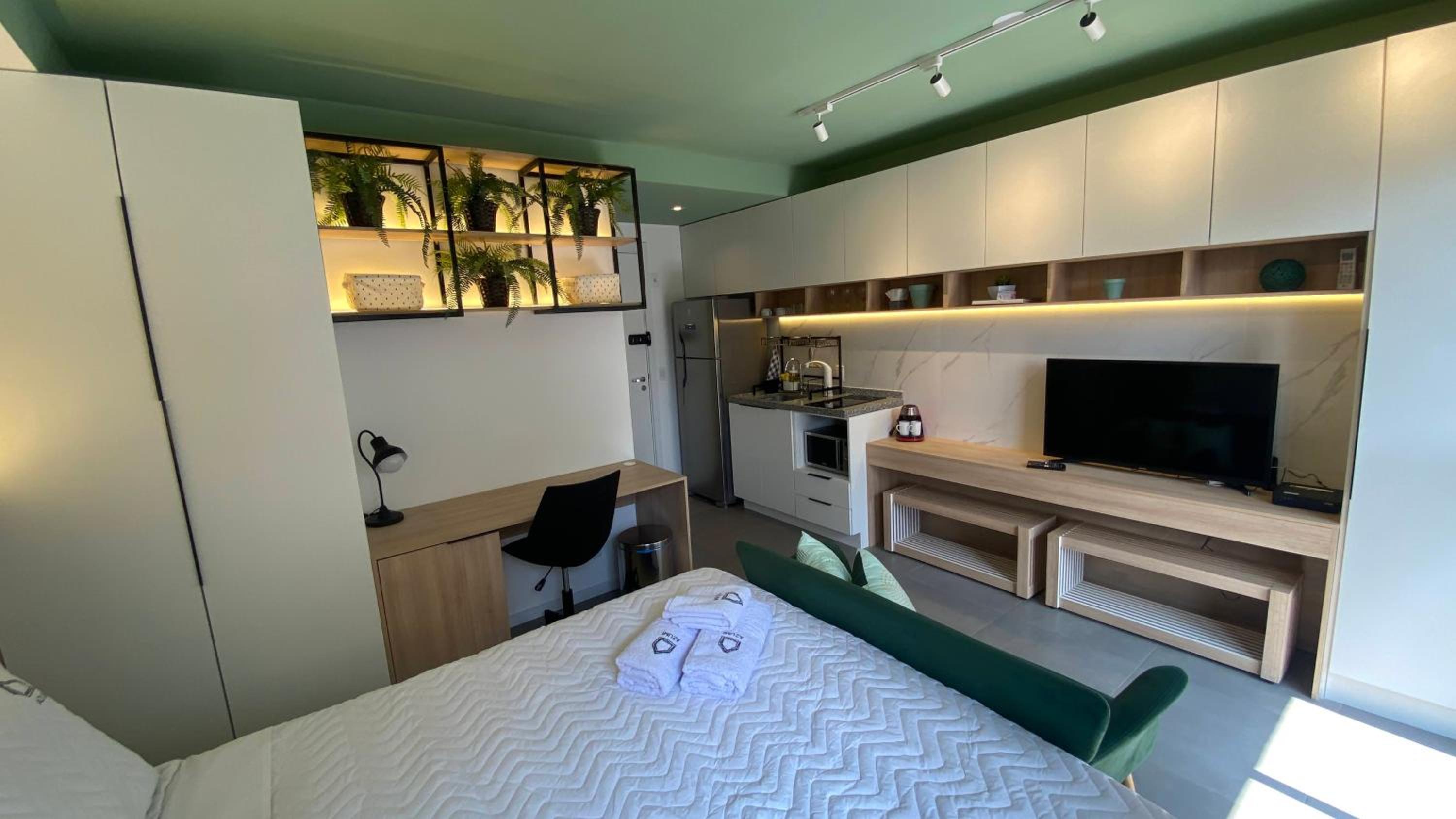 Apartamento para renovar as energias - Cama Queen