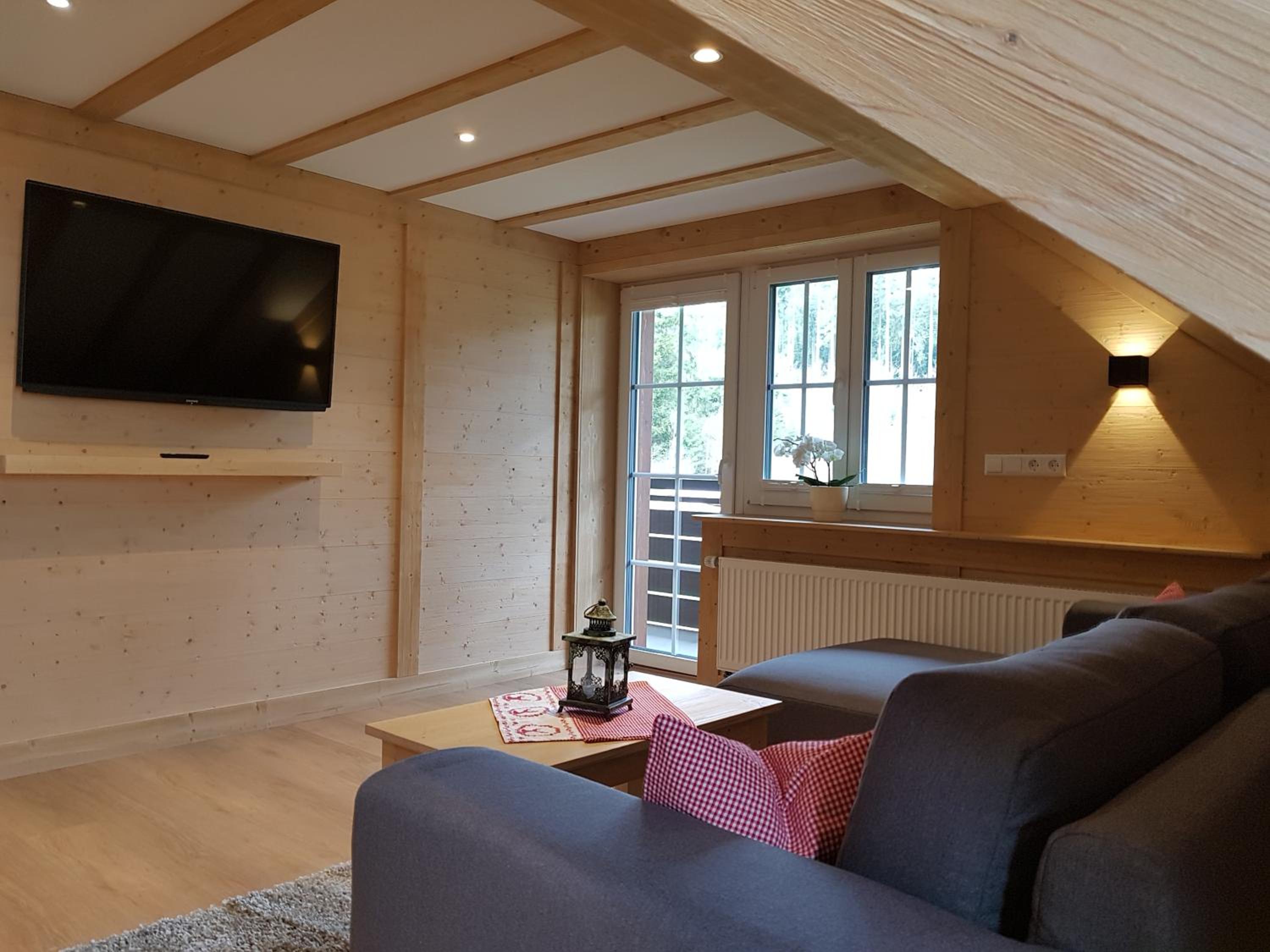 Ferienwohnung Waldrauschen in der Höhenpension Glashütte