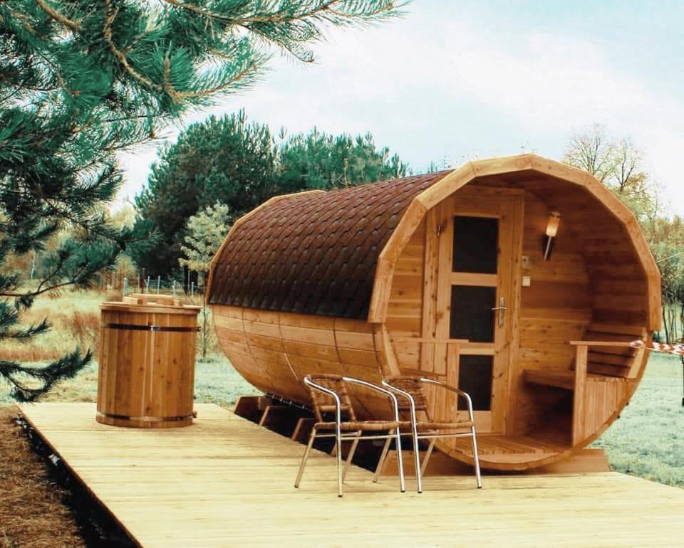 outdoor BBQ area