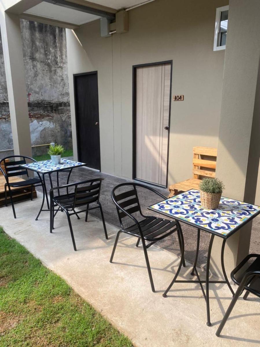 outdoor BBQ area