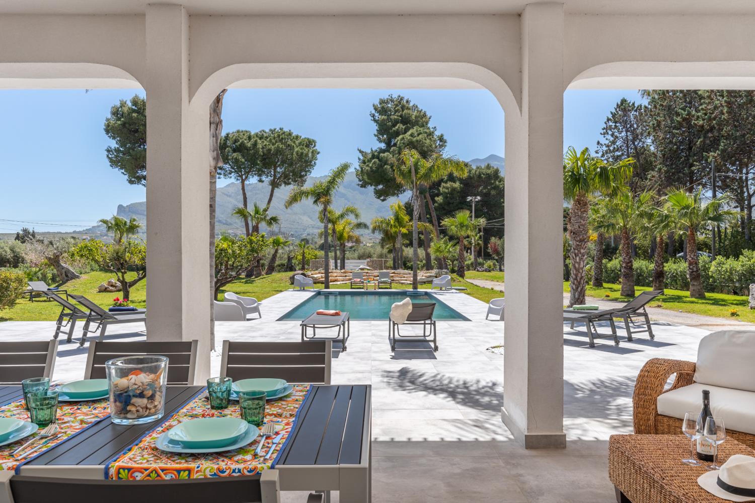Villa vicina al mare con Piscina privata Scopello view 4
