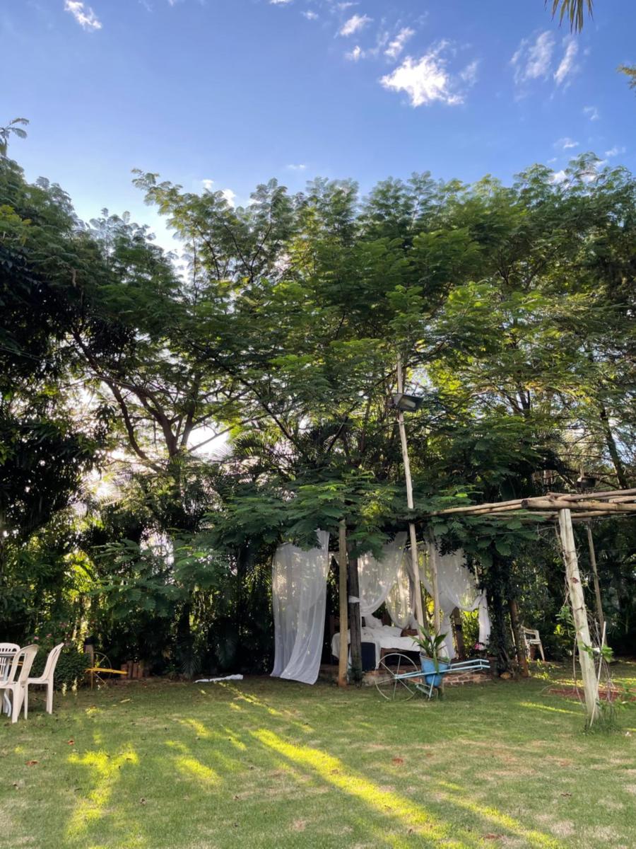 outdoor BBQ area