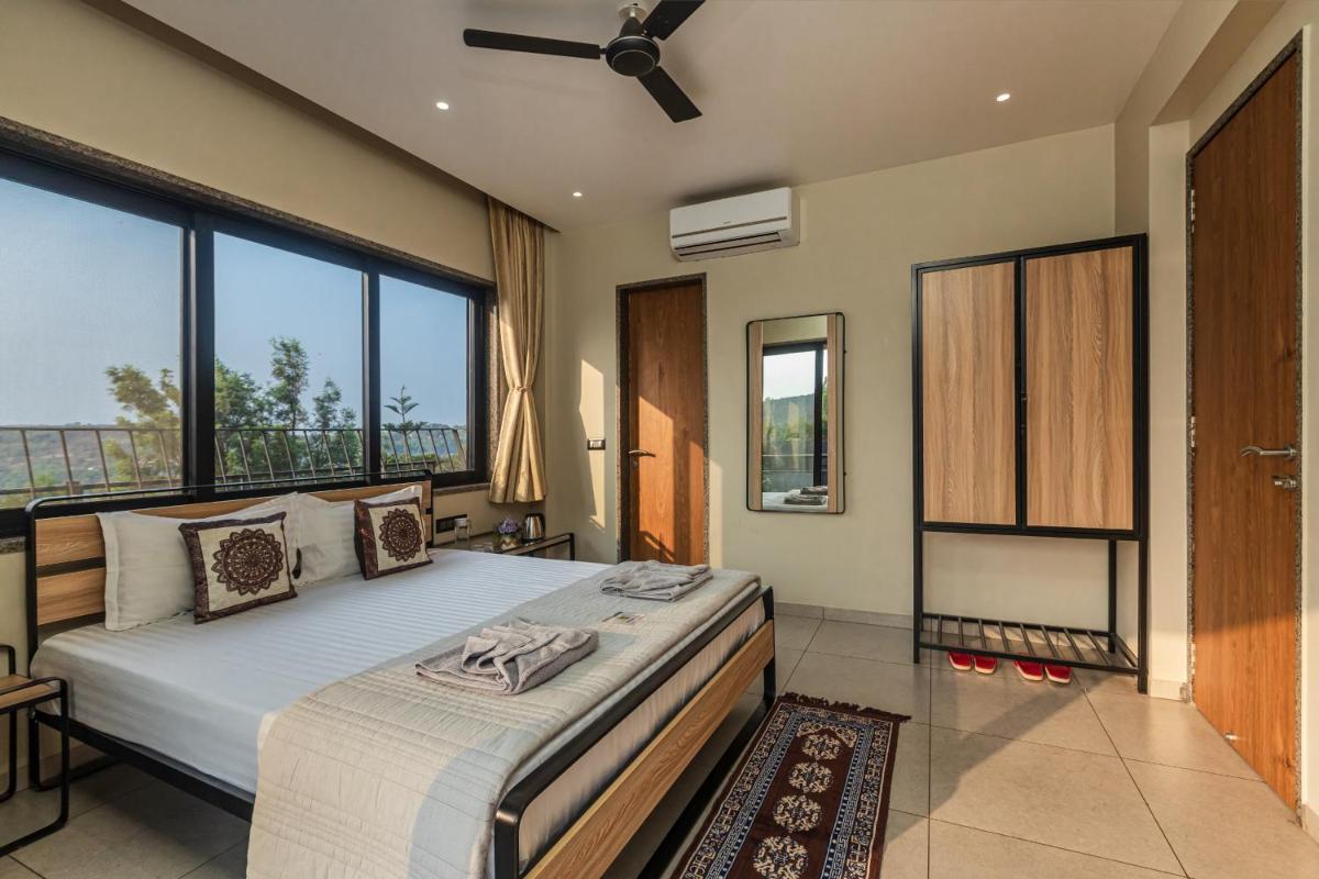 SaffronStays Cinco Elementos, Panchgani - stunning valley view pool villa