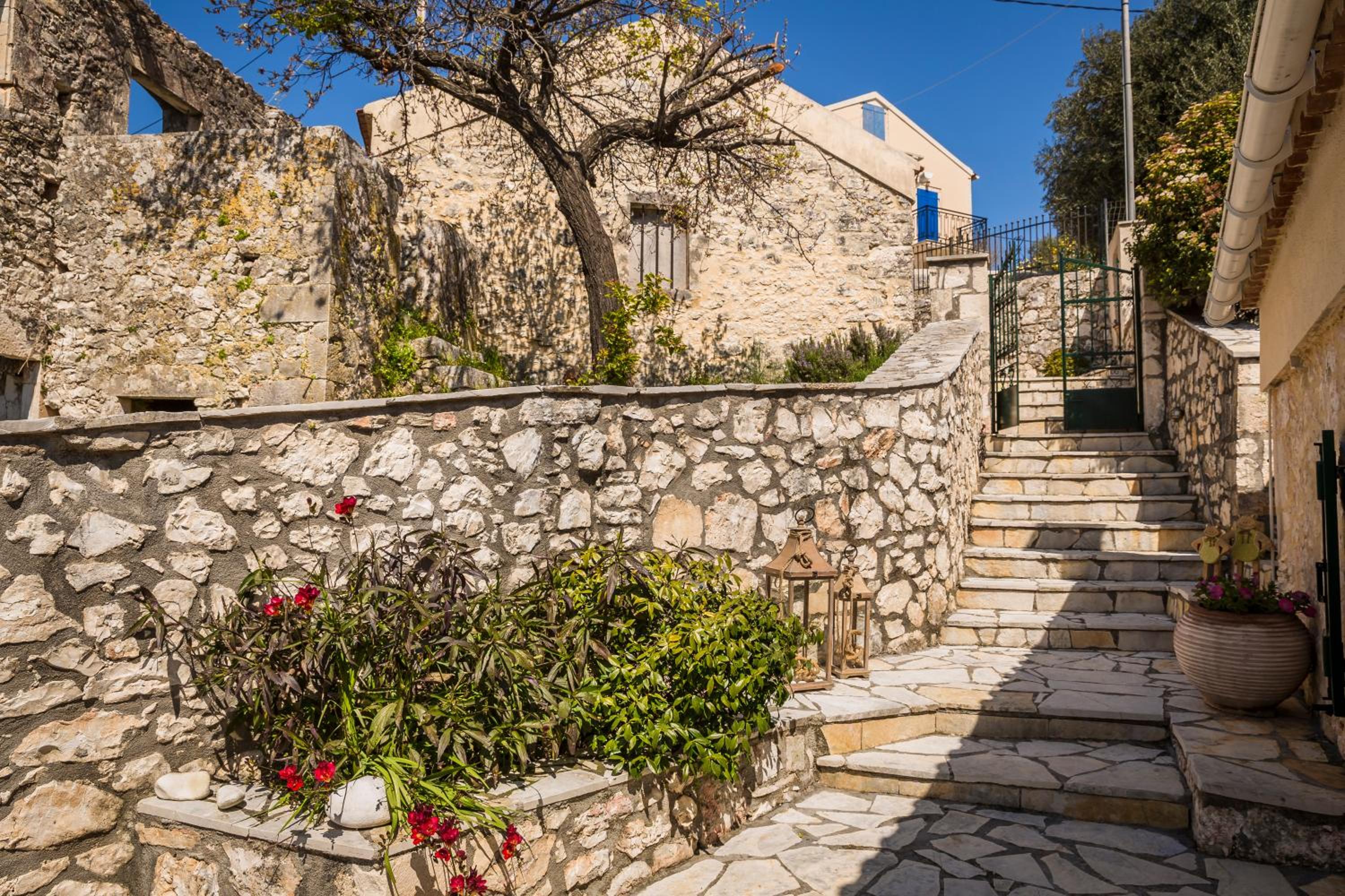 Traditional Stone House Anofli 1843 Fiskardo Kefalonia view 2