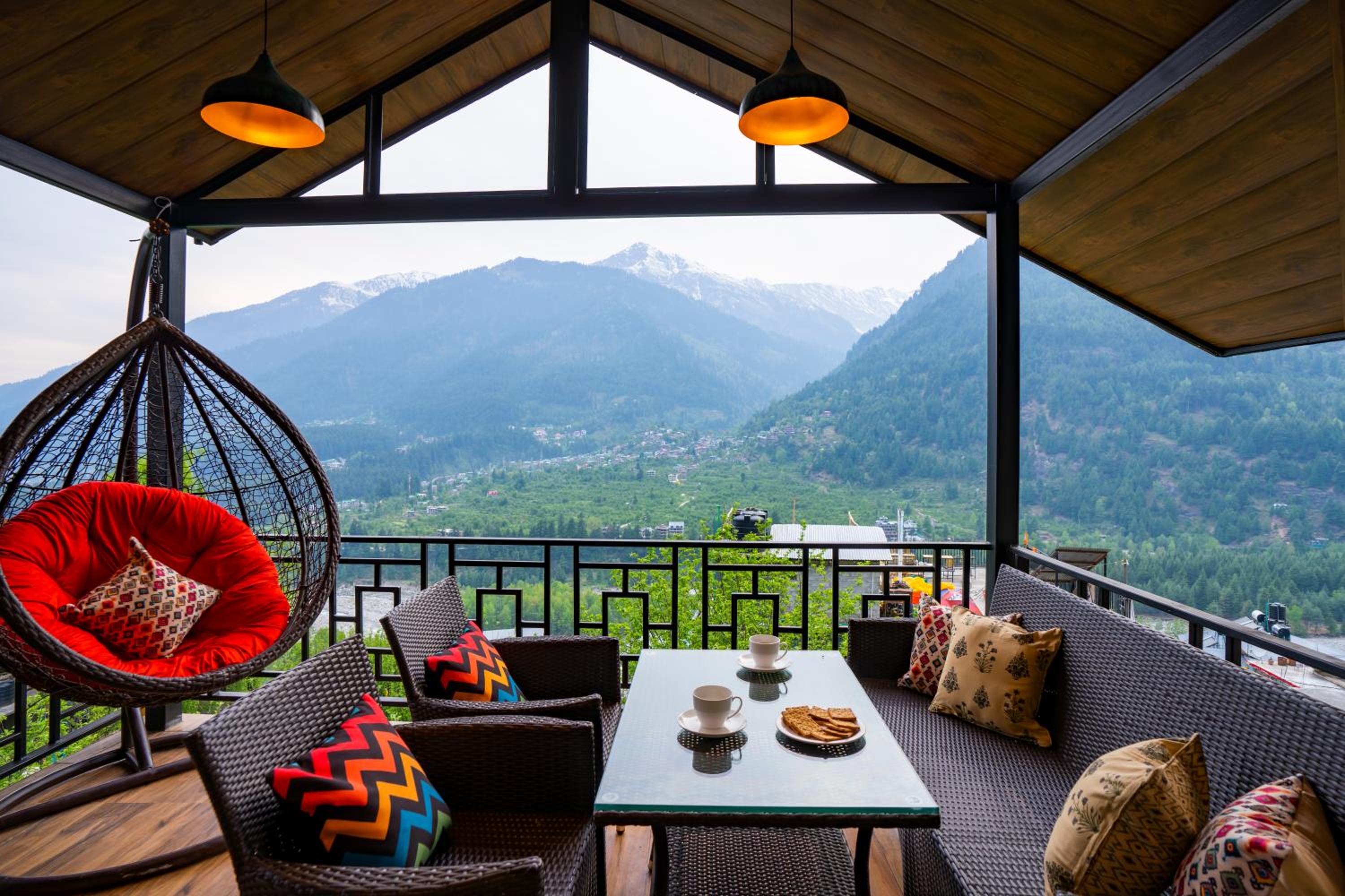 Zostel Manali, Vashisht view 3