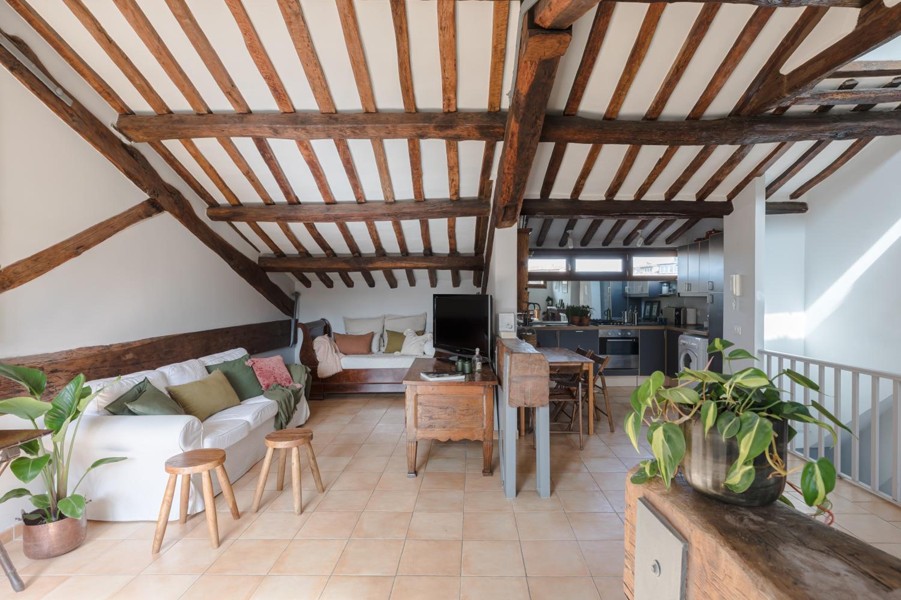 Amazing apartments with terrace or rooftop in Trastevere
