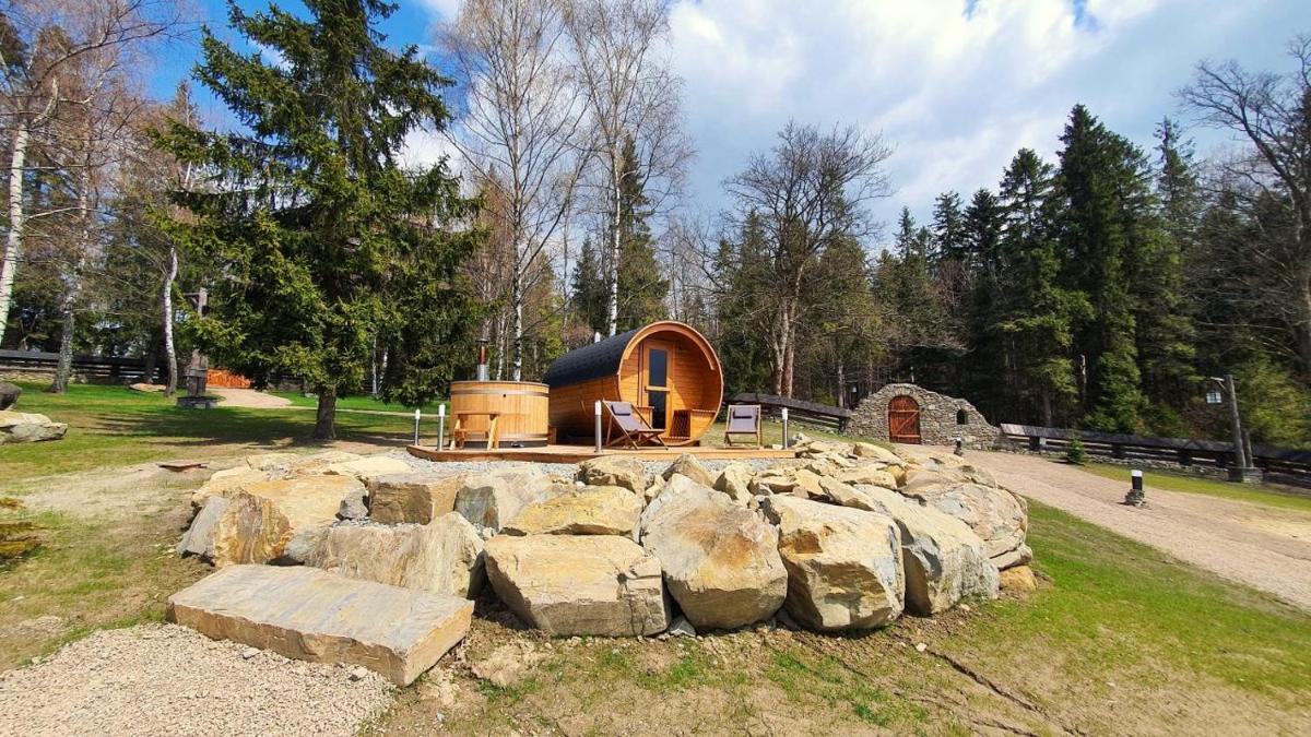 Osada Jaworzyny Domek Groń z Jaskinią SPA view 3