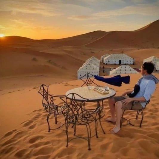 Merzouga Sahara Luxury Camp view 2