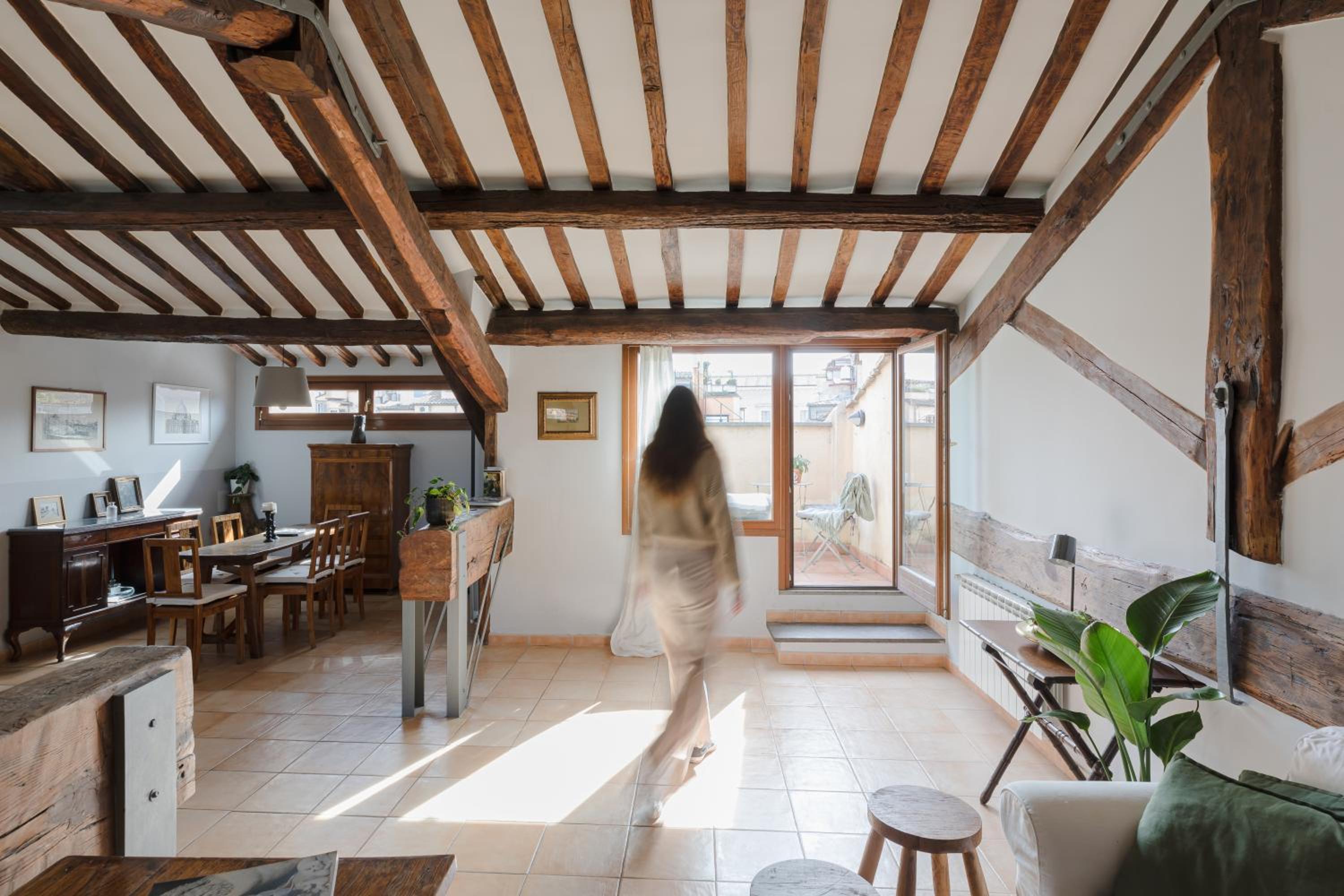 Amazing apartments with terrace or rooftop in Trastevere