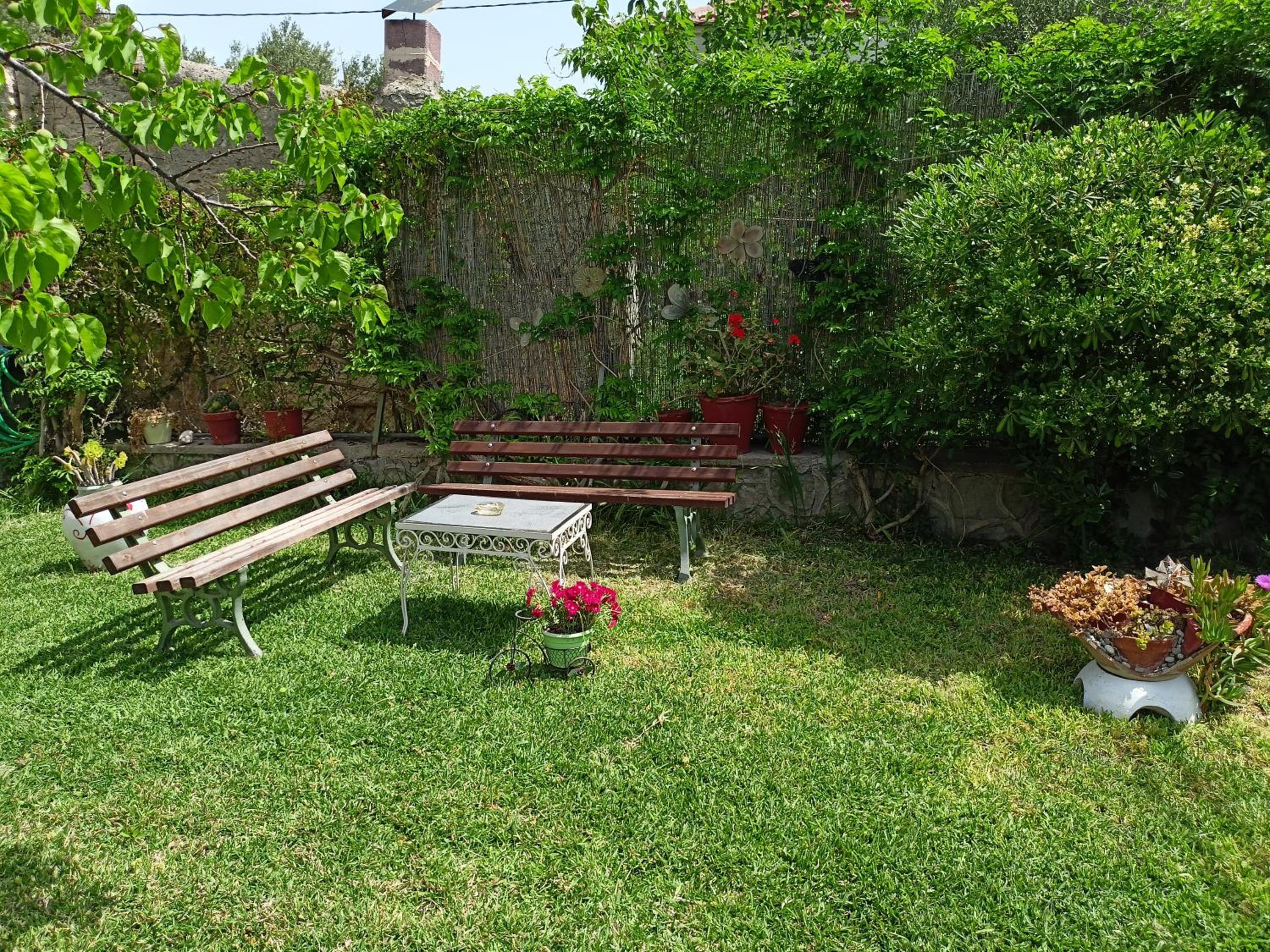 outdoor BBQ area