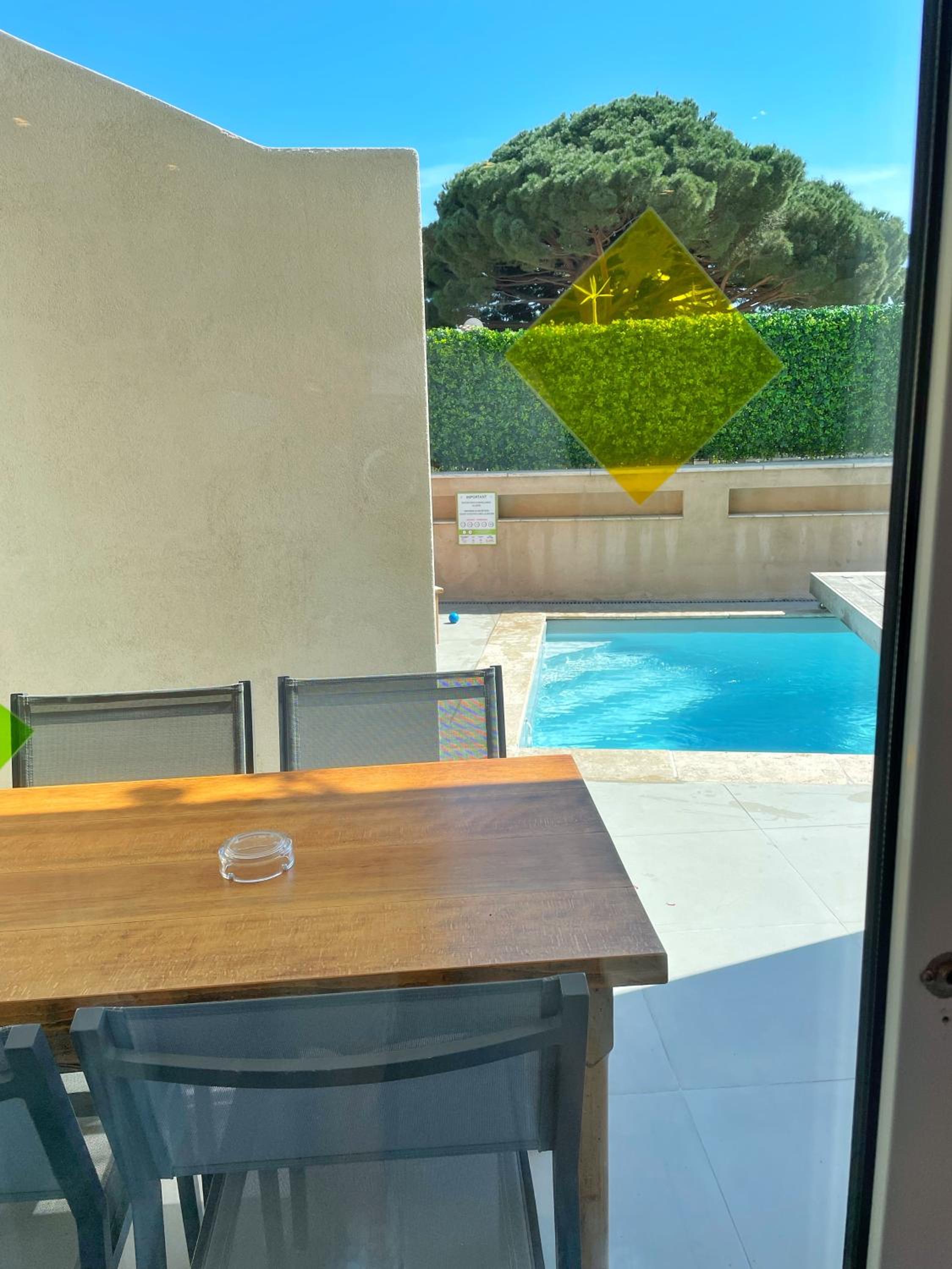 outdoor BBQ area