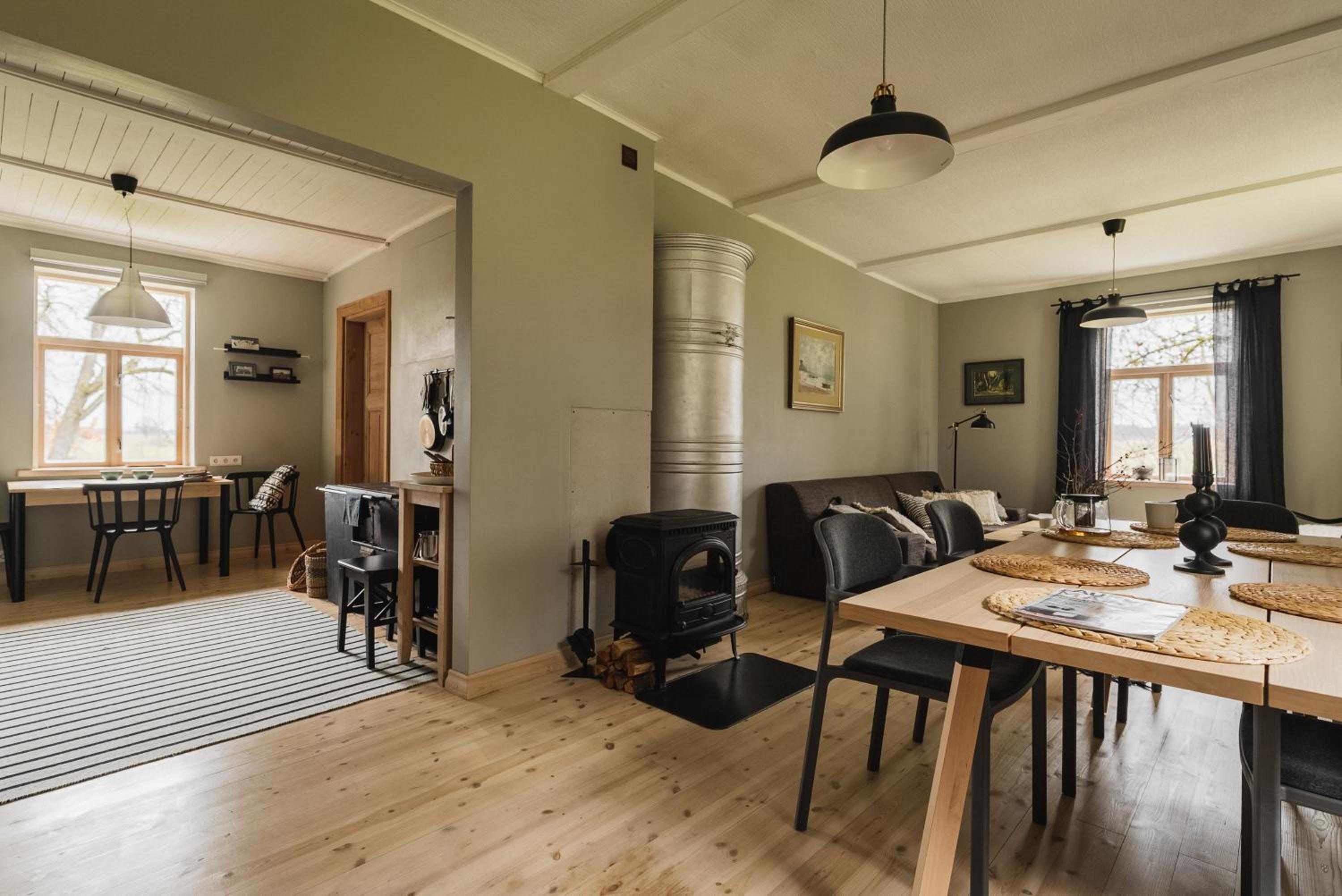 Newly renovated Latvian farm house view 4