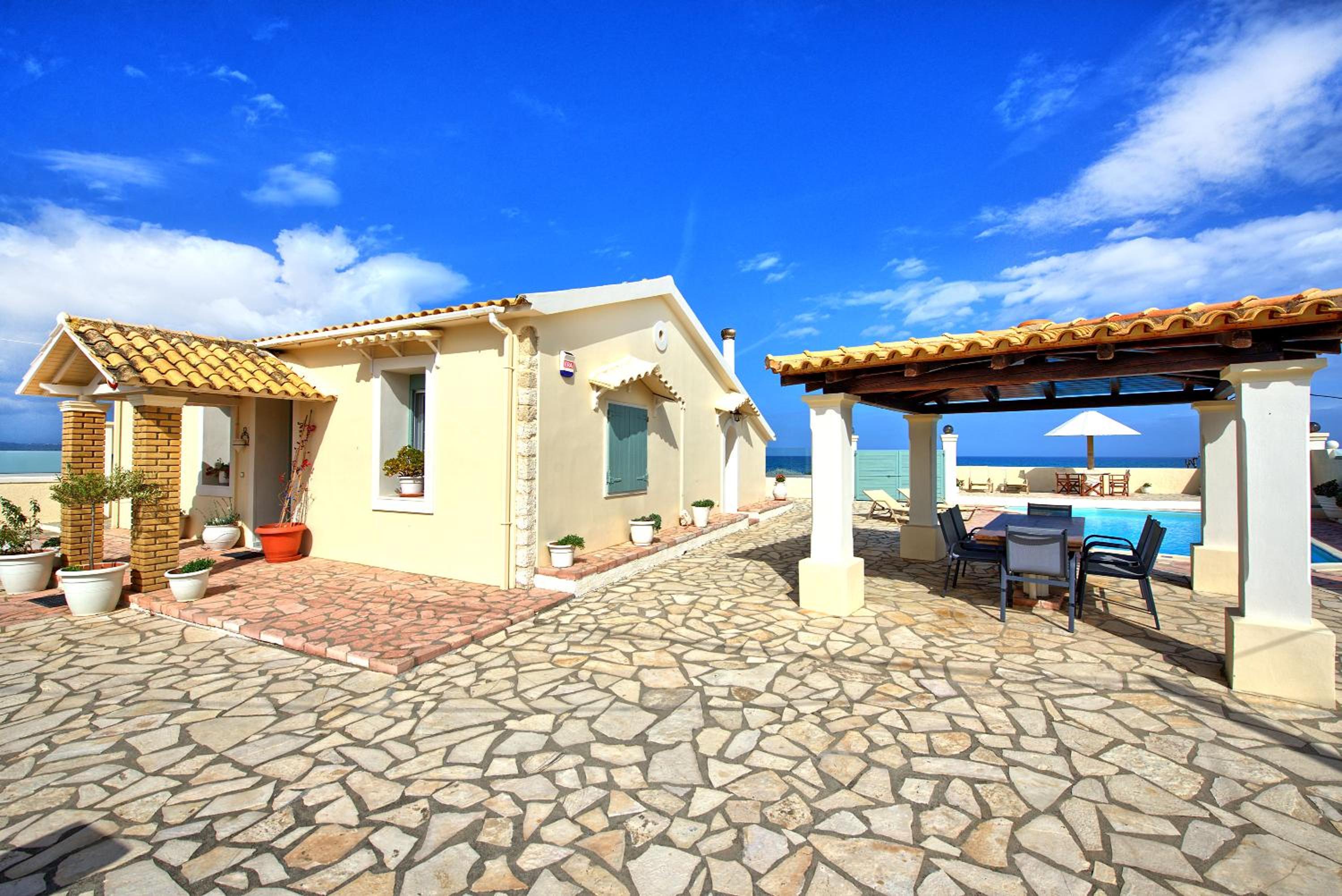 Beach Villa Athanasia - villa with private pool on the beach by PosarelliVillas view 4