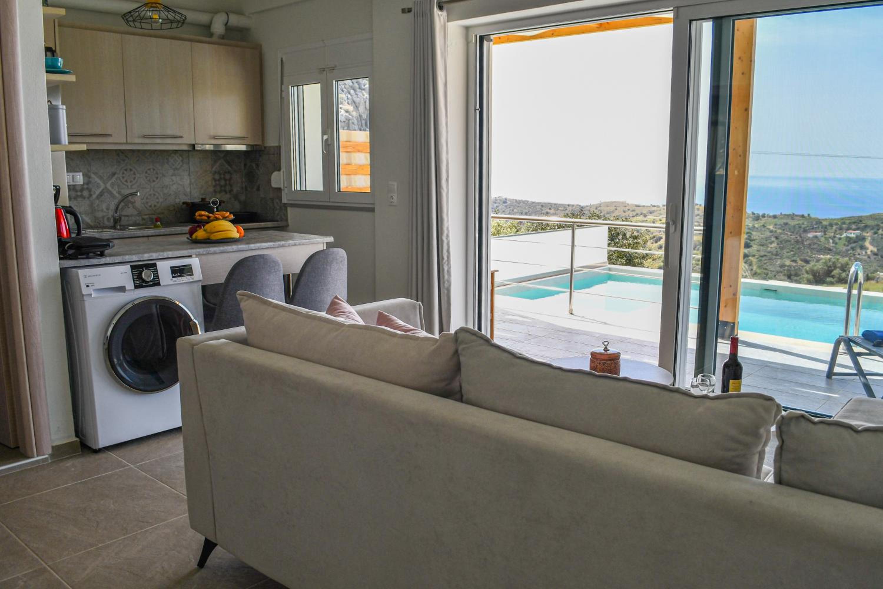 Vrachos Nature Lodges Thyme 1, Private pool view 5