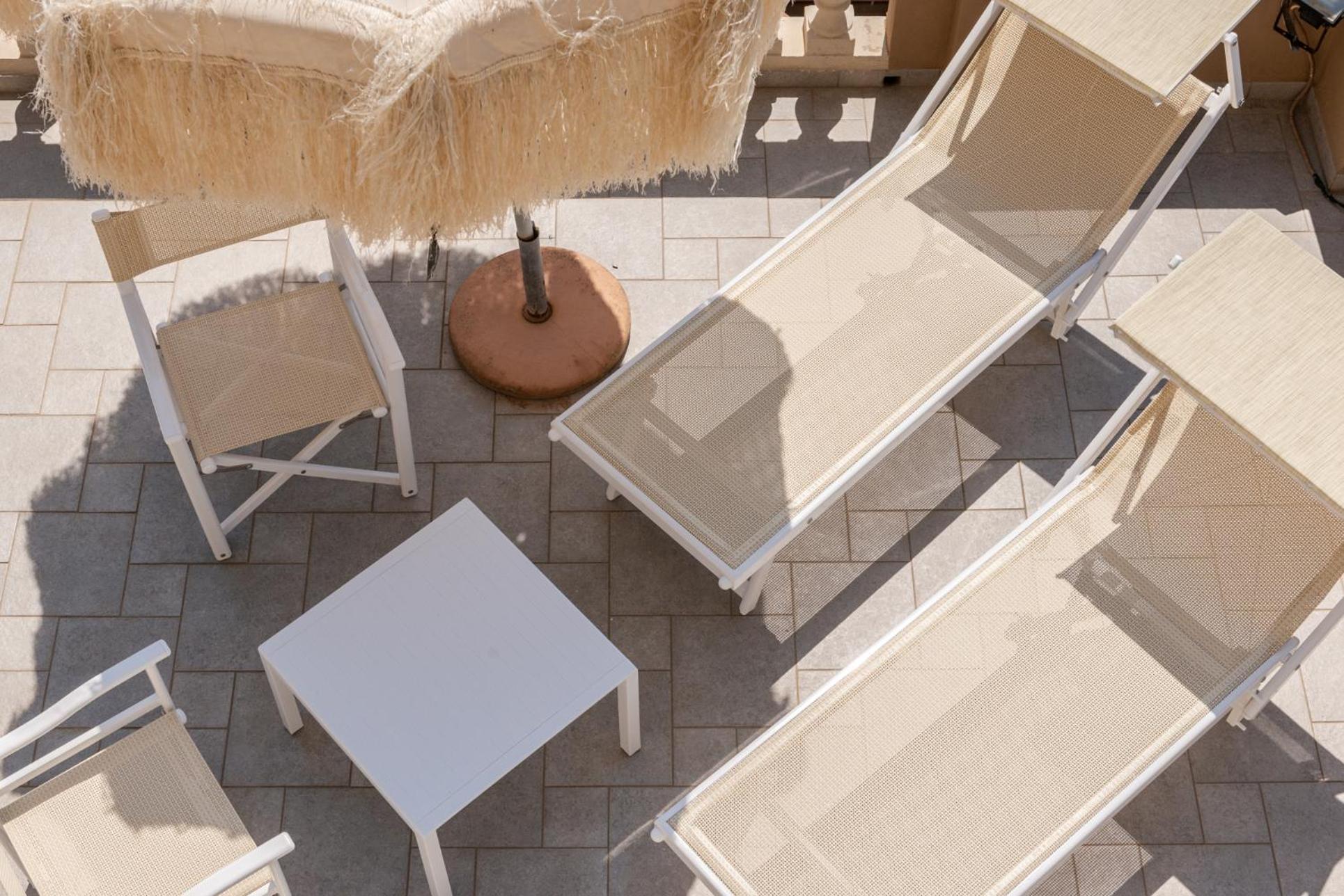 outdoor BBQ area