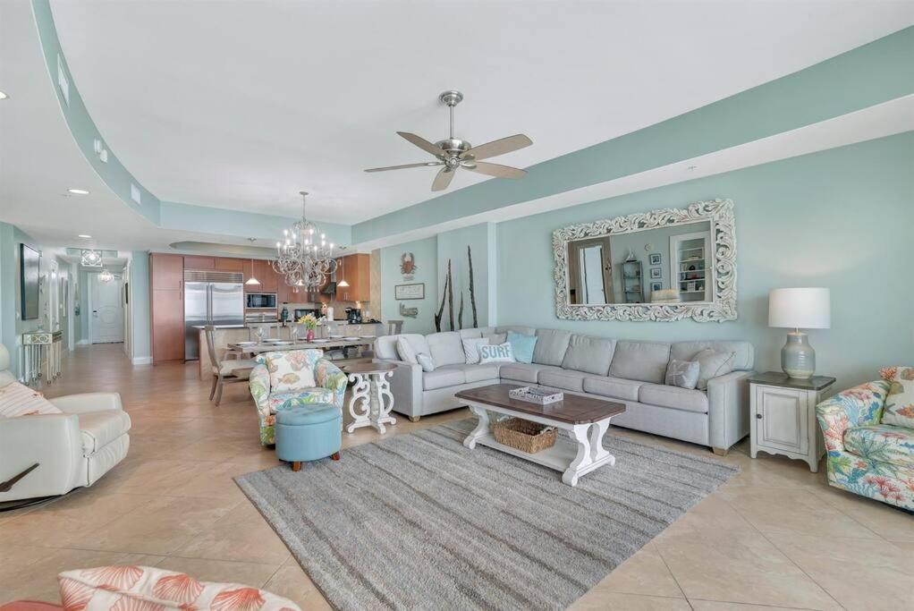 Turquoise Place 1005C-Large Upscale-High End Beachfront Condo wNew Hot tub view 3