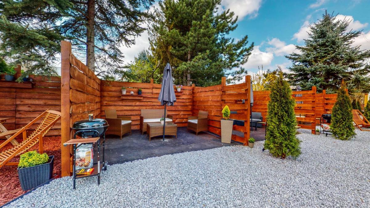 outdoor BBQ area
