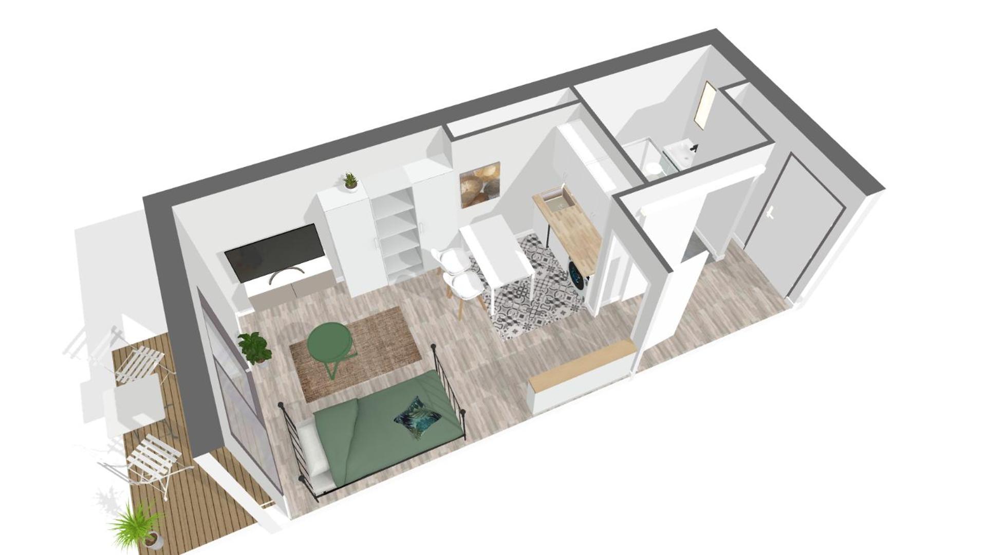 La Casita - Studio Confort avec Terrasse et Parking privé- La Grande Motte, Montpellier