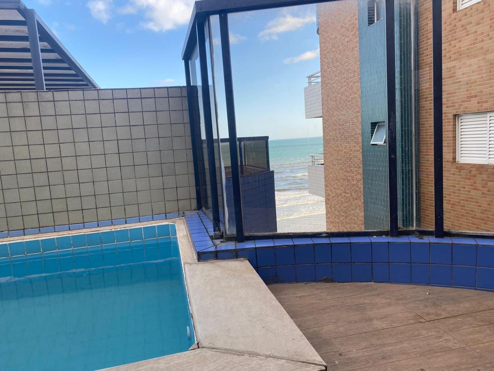 Cobertura Piscina Privativa frente e Vista Mar Centro Mongaguá