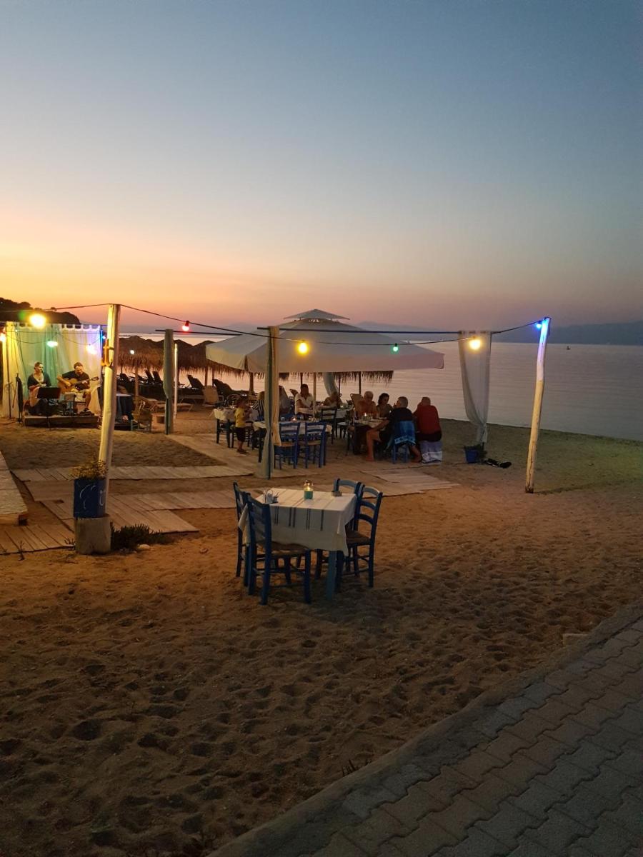 outdoor BBQ area