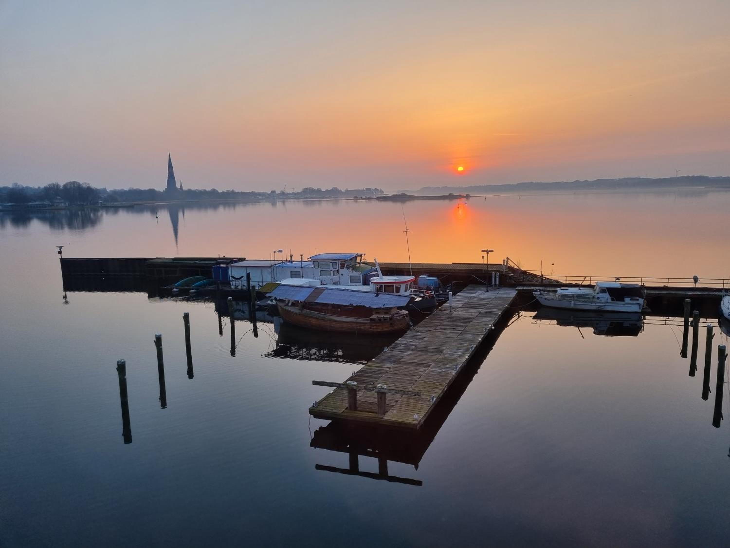 Ferienwohnung Schleiloge mit Panoramablick auf die Schlei