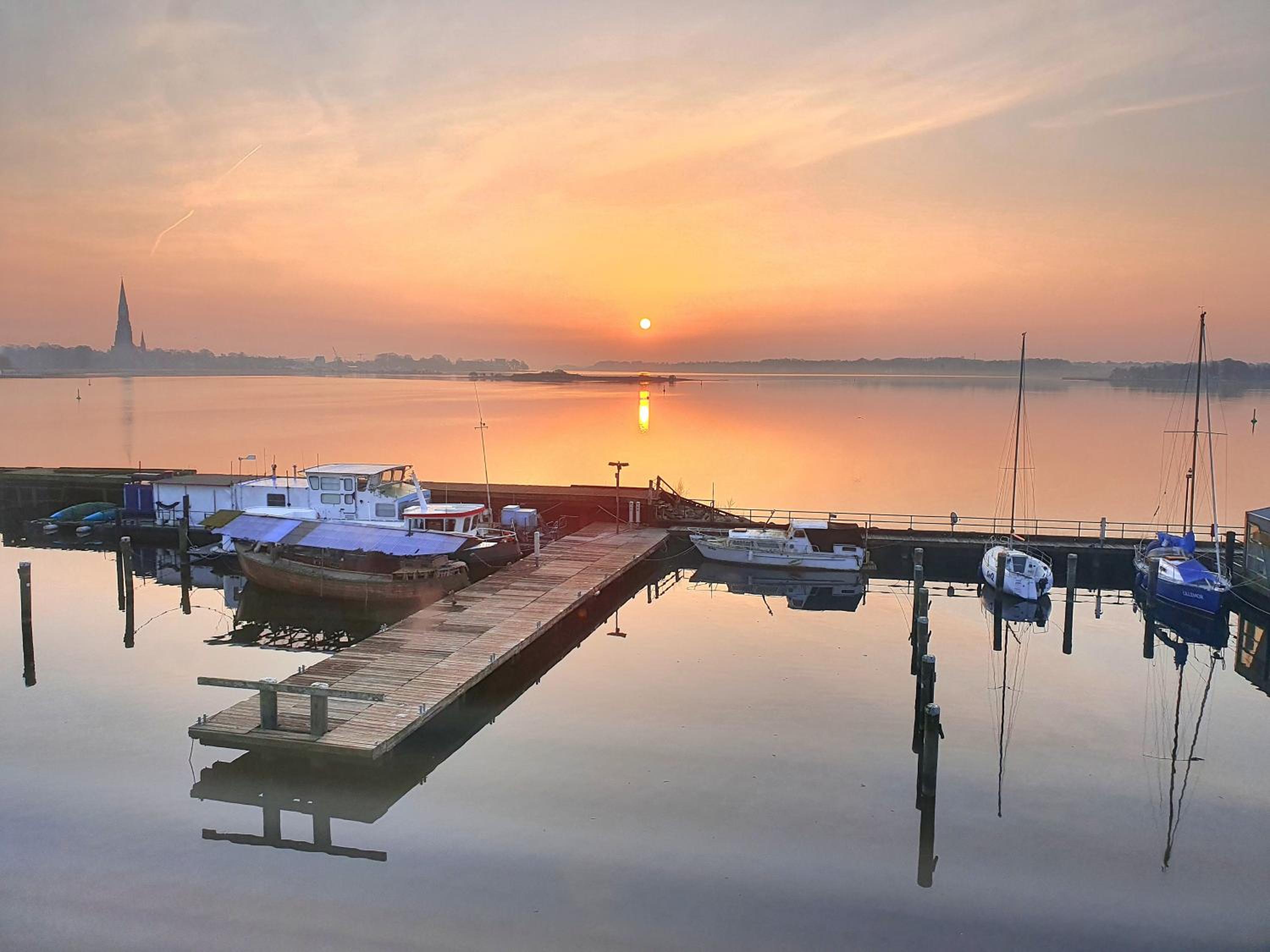 Ferienwohnung Schleiloge mit Panoramablick auf die Schlei