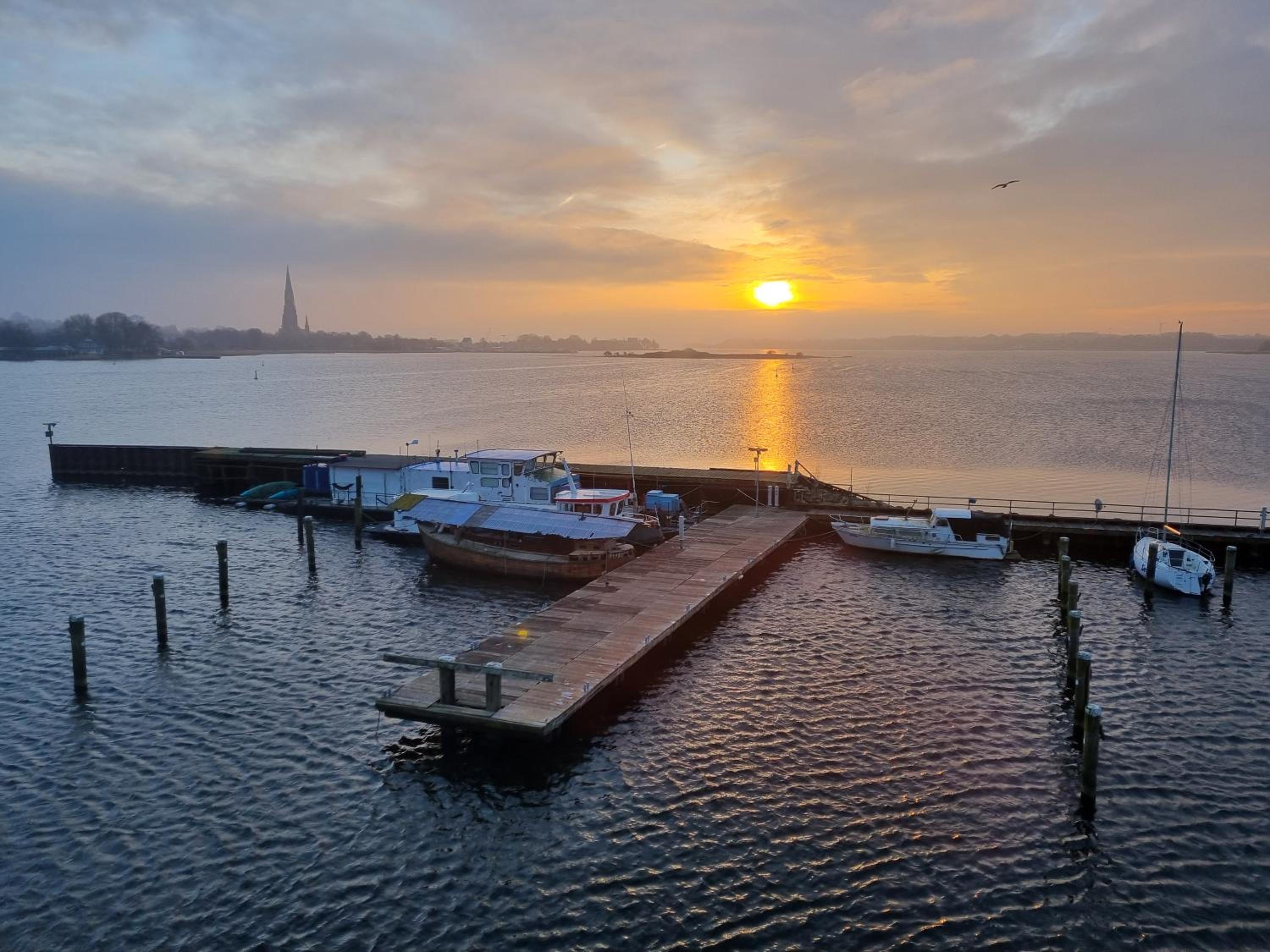 Ferienwohnung Schleiloge mit Panoramablick auf die Schlei