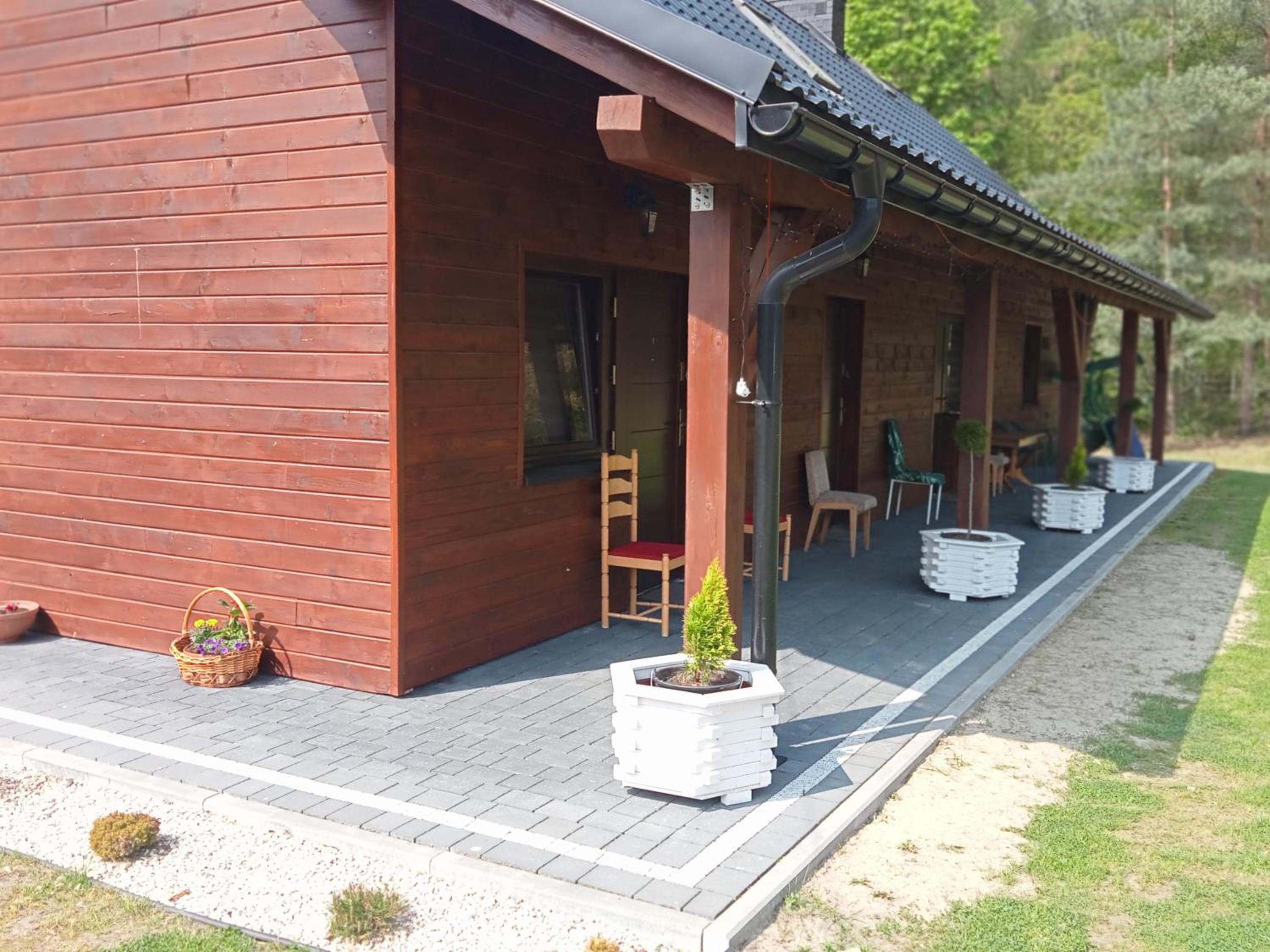outdoor BBQ area