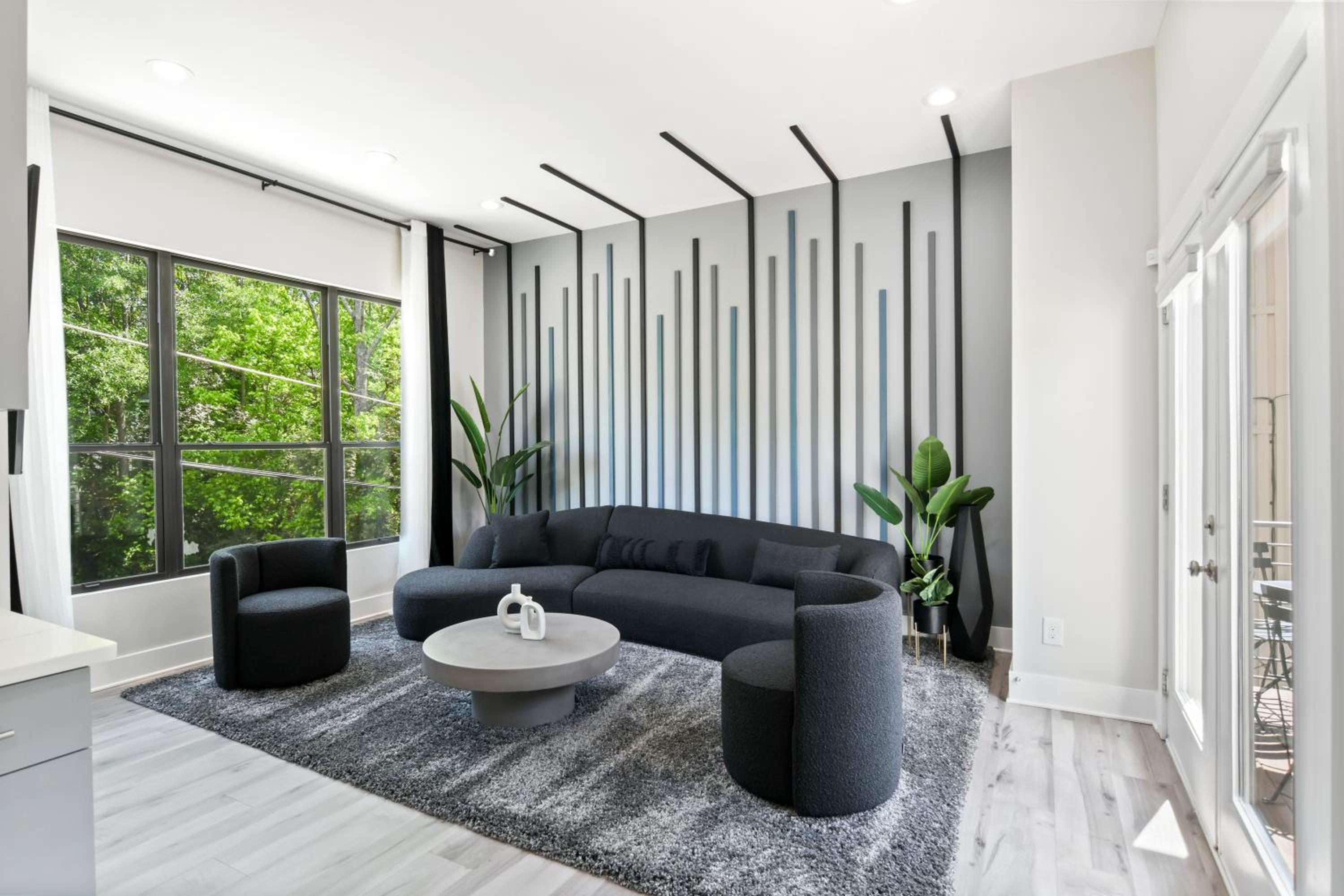 THE RED DOOR - Ultra Modern Atlanta Home - DesignedByDom view 2