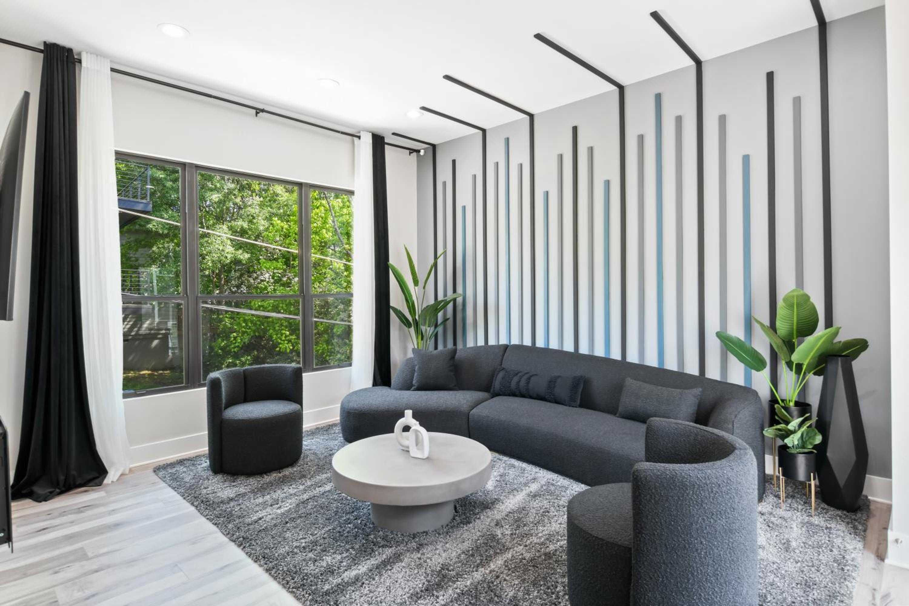THE RED DOOR - Ultra Modern Atlanta Home - DesignedByDom view 3