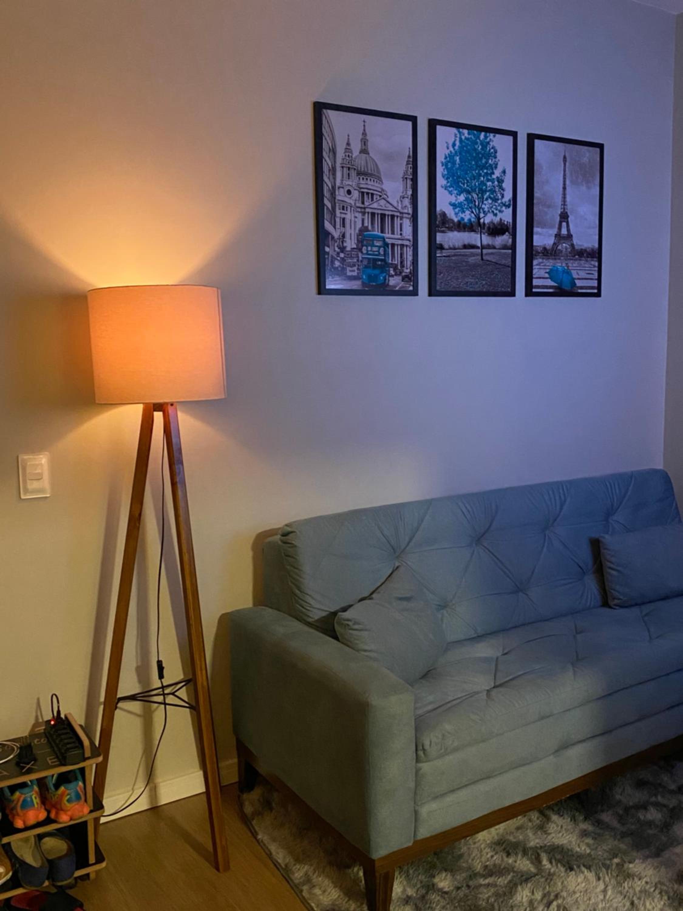 Apartamento novíssimo top com lareira