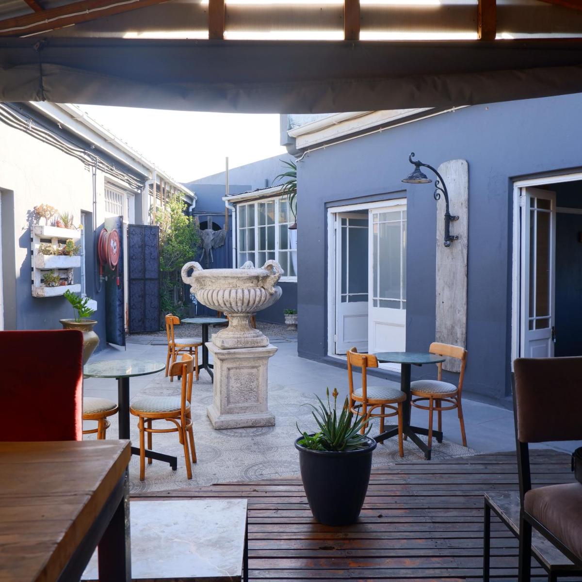 outdoor BBQ area