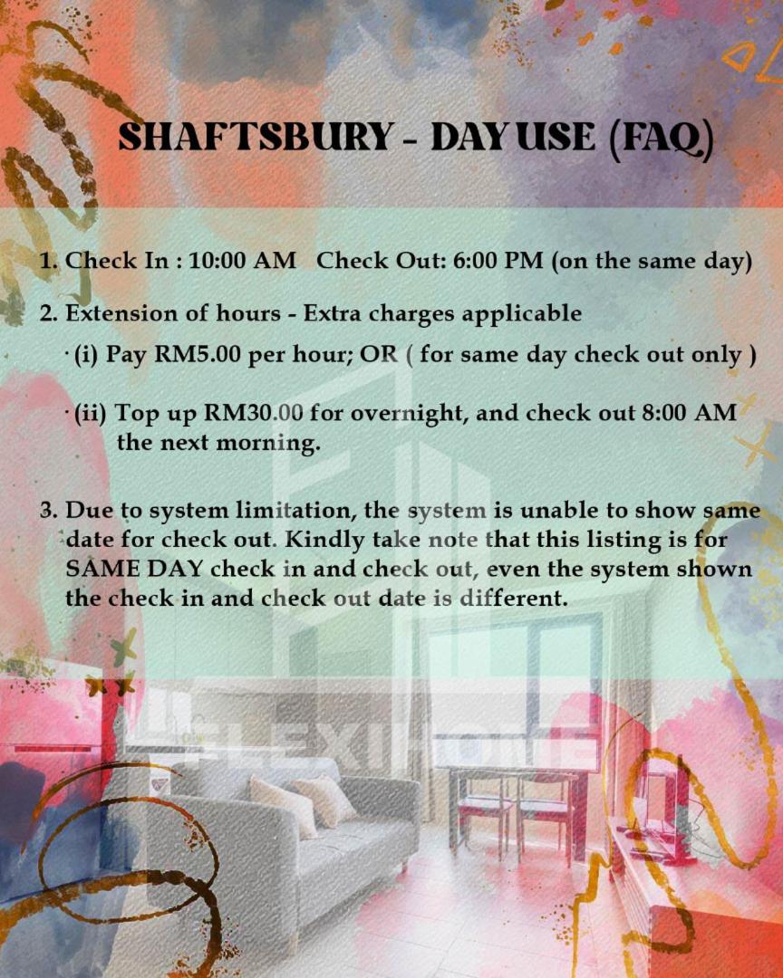 10am-6pm, SAME DAY CHECK IN AND CHECK OUT, Work From Home, 1 Bedroom Apartment, Shaftsbury-Cyberjaya, G-Floor by Flexihome-MY photo 8