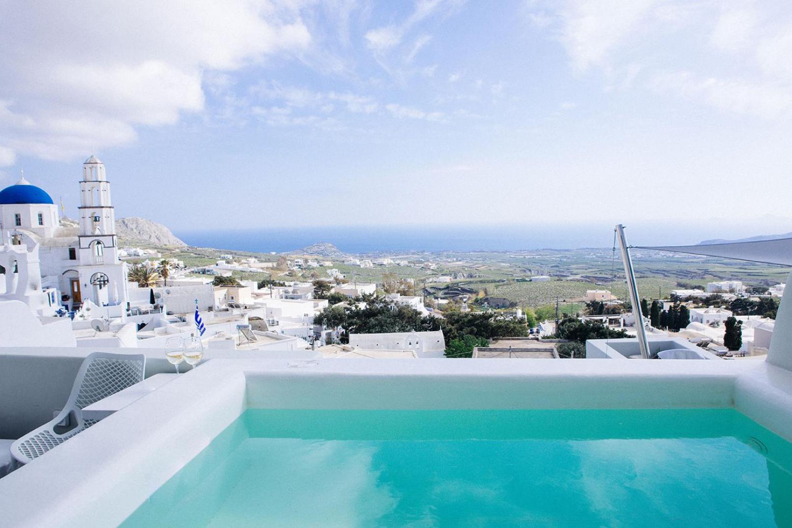 Santorini Dreams Villas view 2