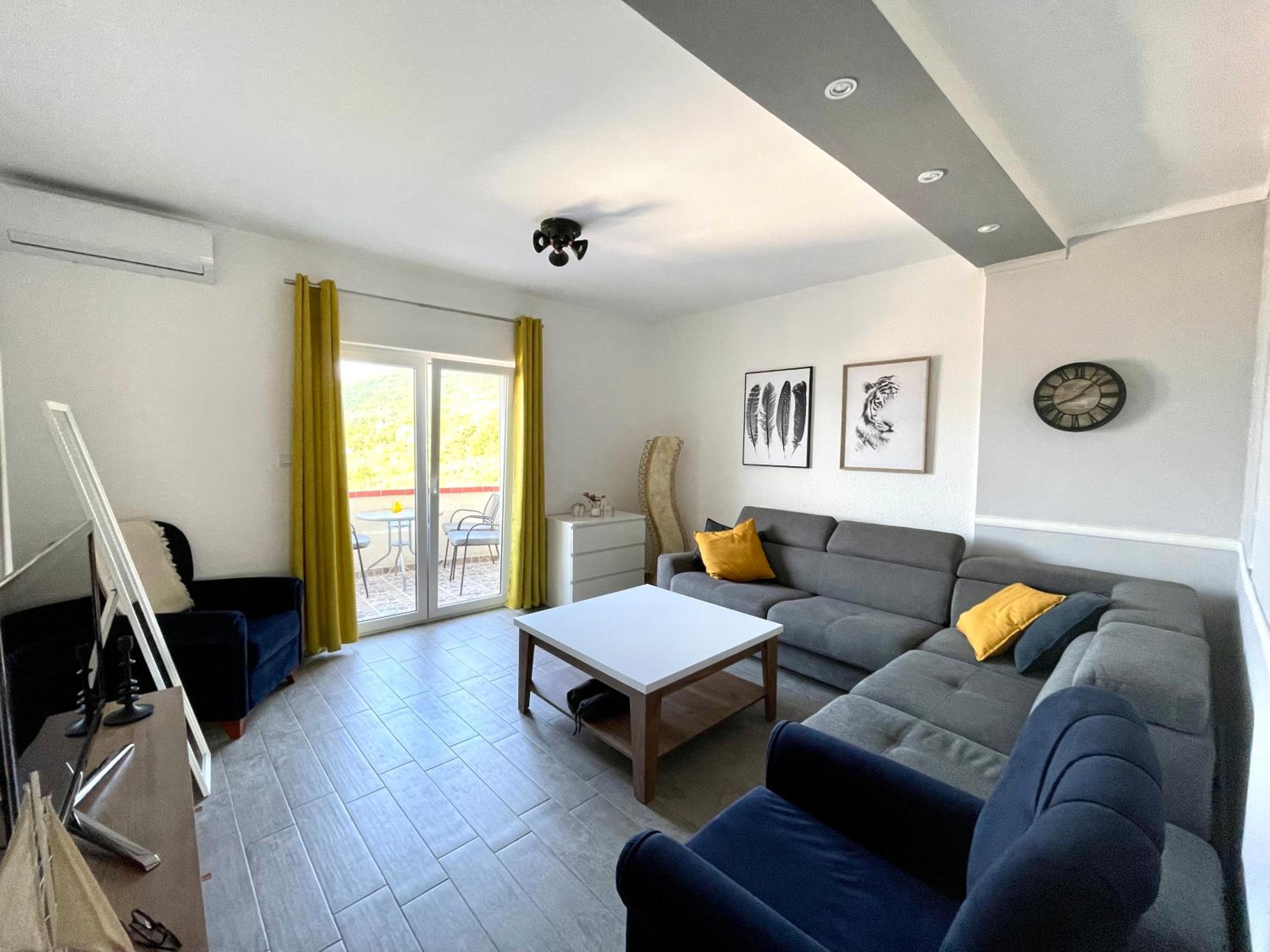 Lovely apartment with stunning view on Kotor Bay view 5