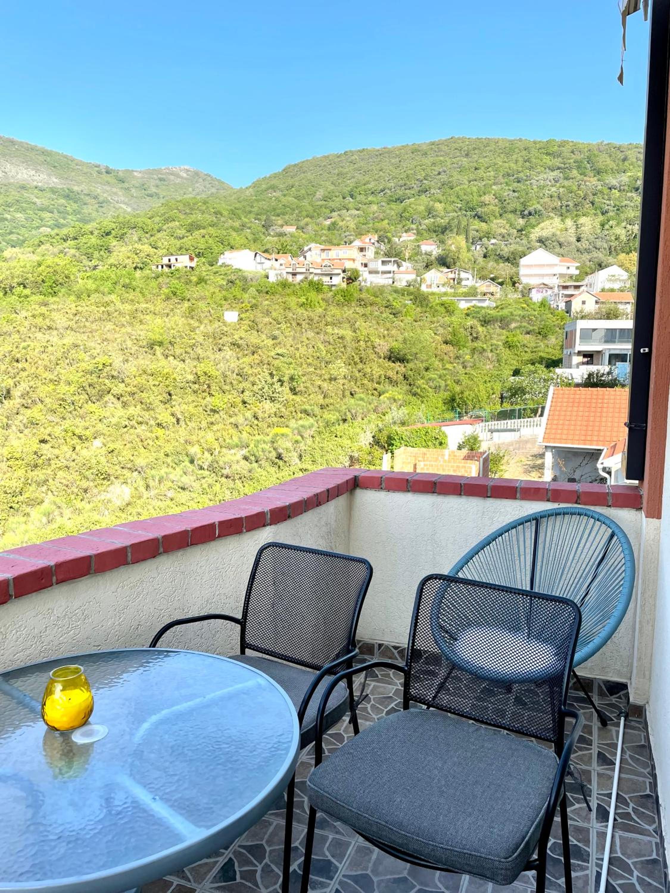 Lovely apartment with stunning view on Kotor Bay view 2