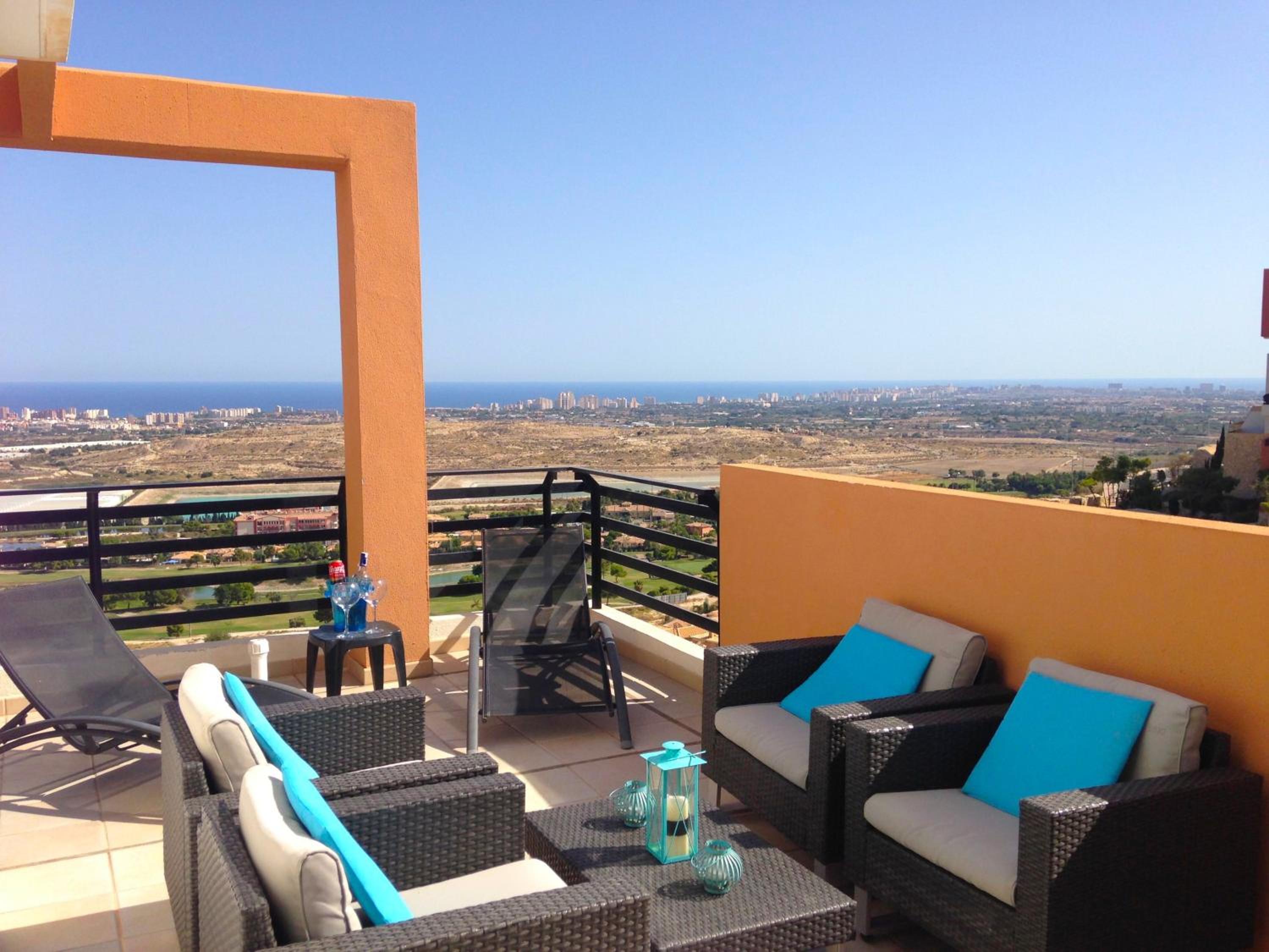 Lovely Oasis Azul - Quiet, Sea Views, Golf & Alicante