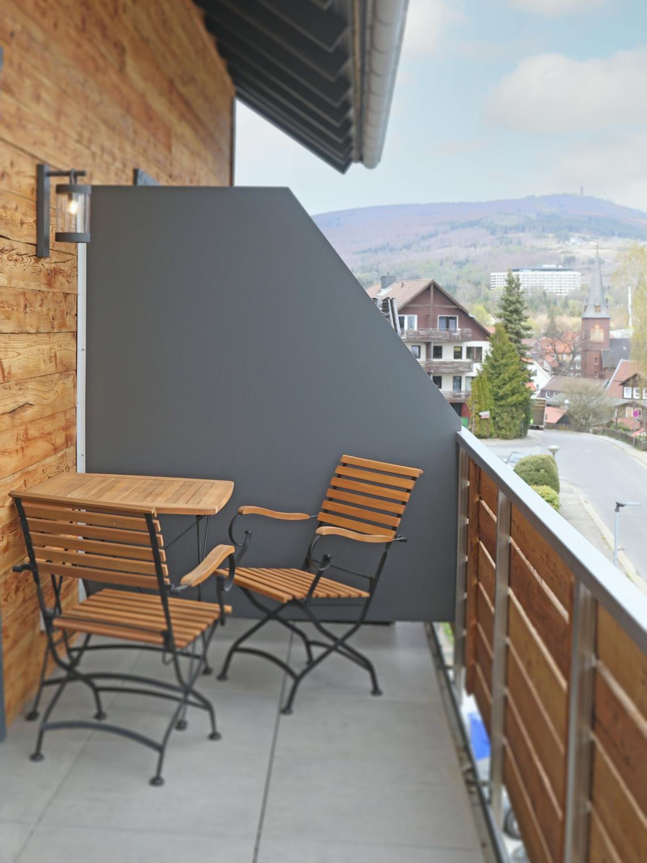 BergButzen mit Balkon