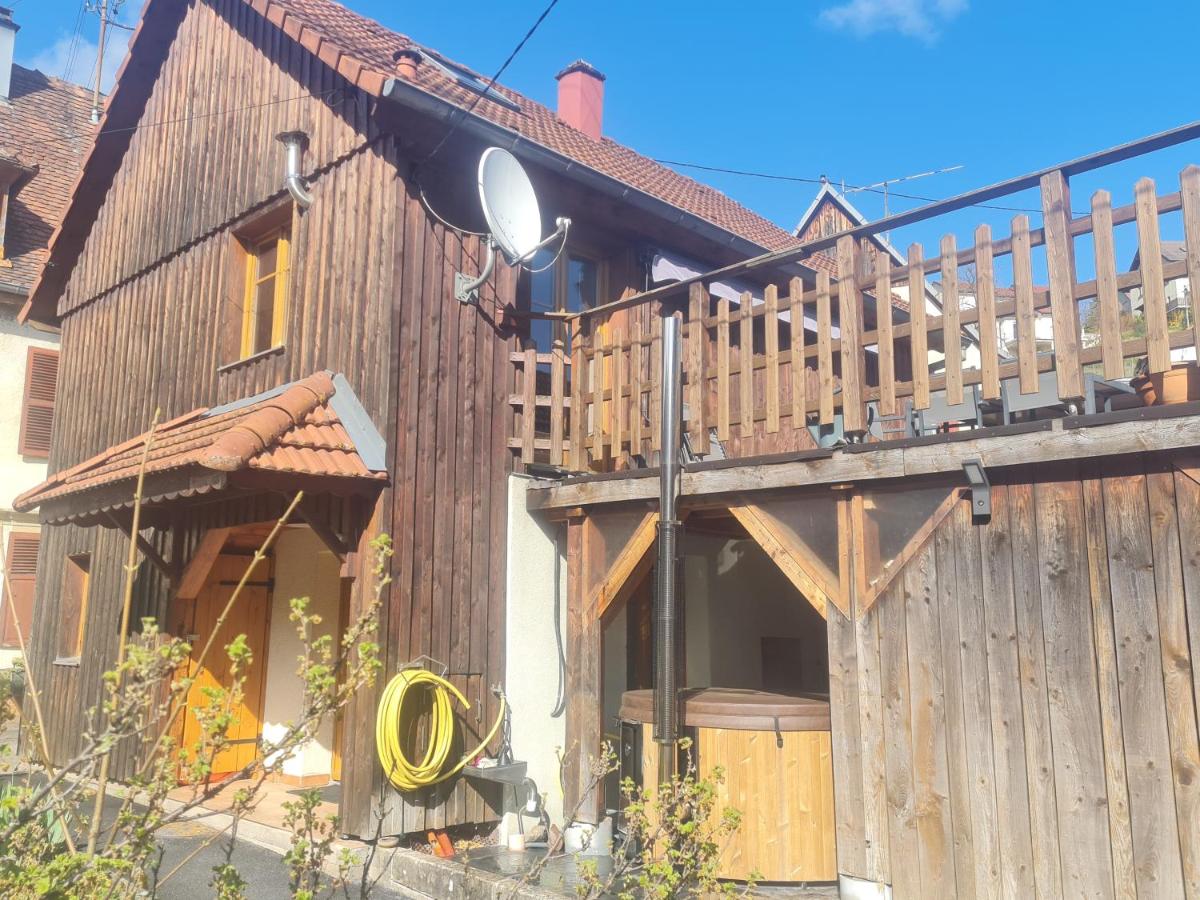 Le Chalet du Tanet spa sauna terrasse en Alsace view 2
