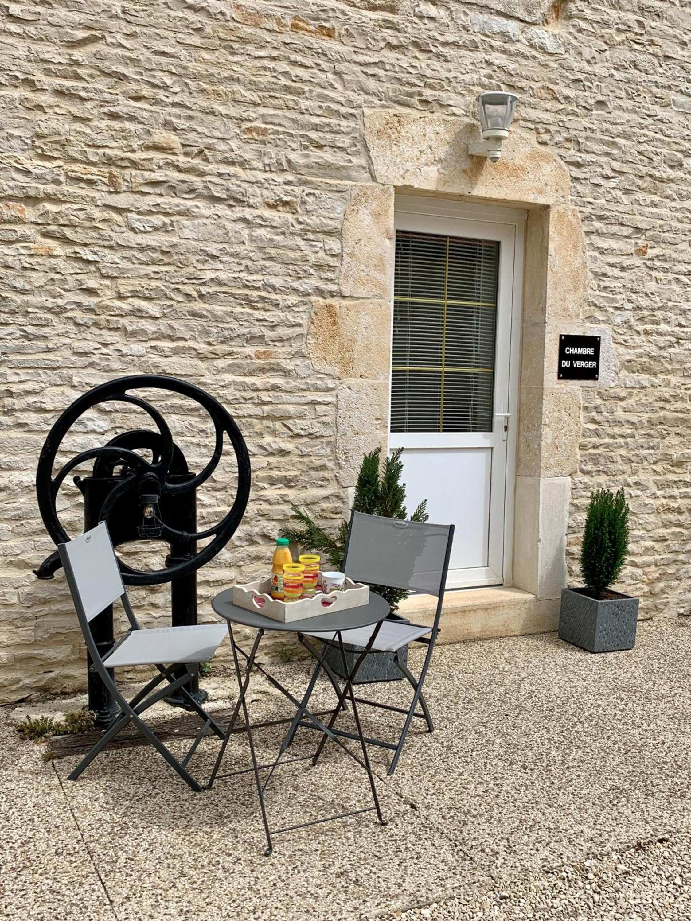 outdoor BBQ area