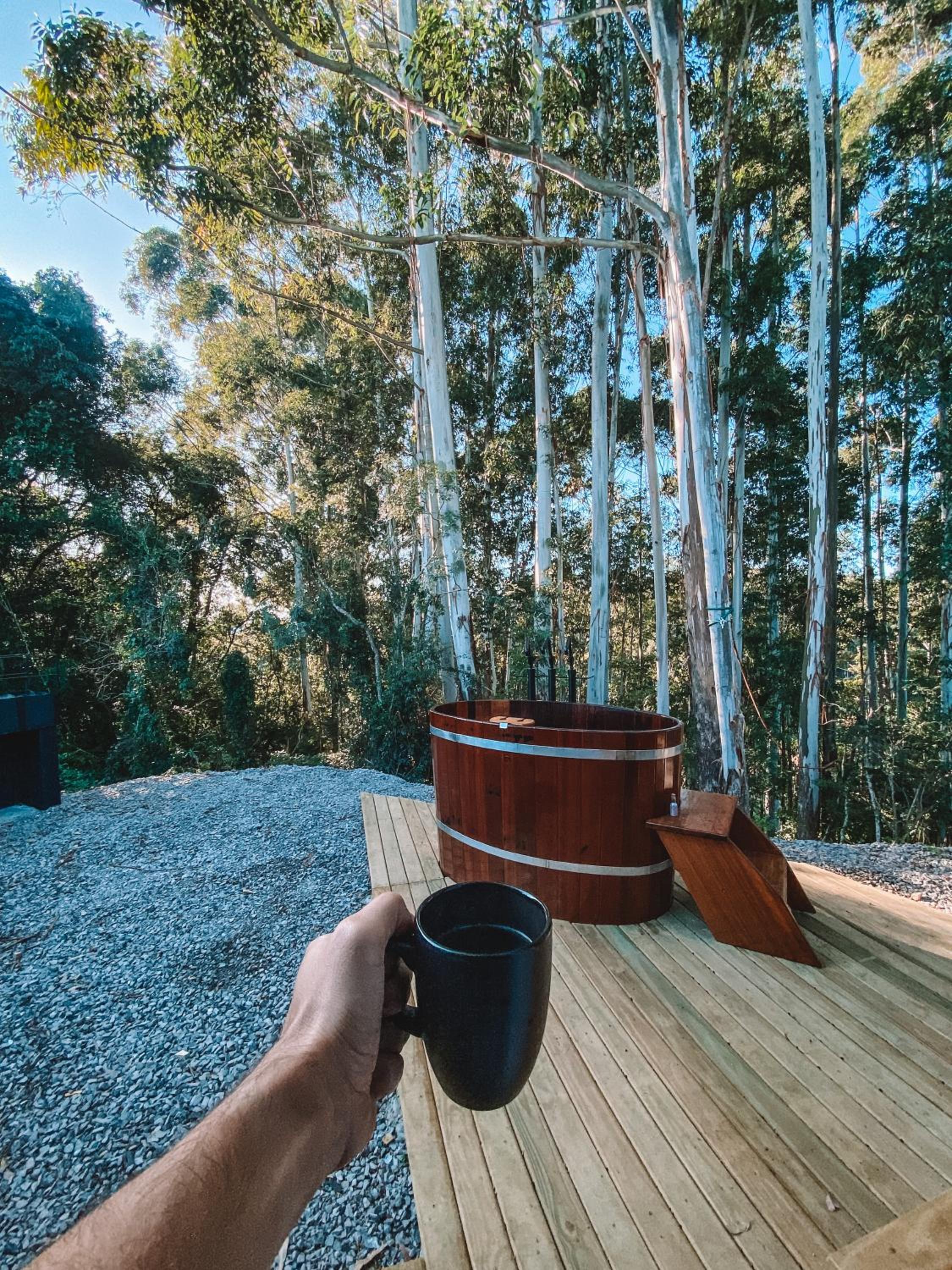 Container ABOBORA na natureza da Serra Gaúcha