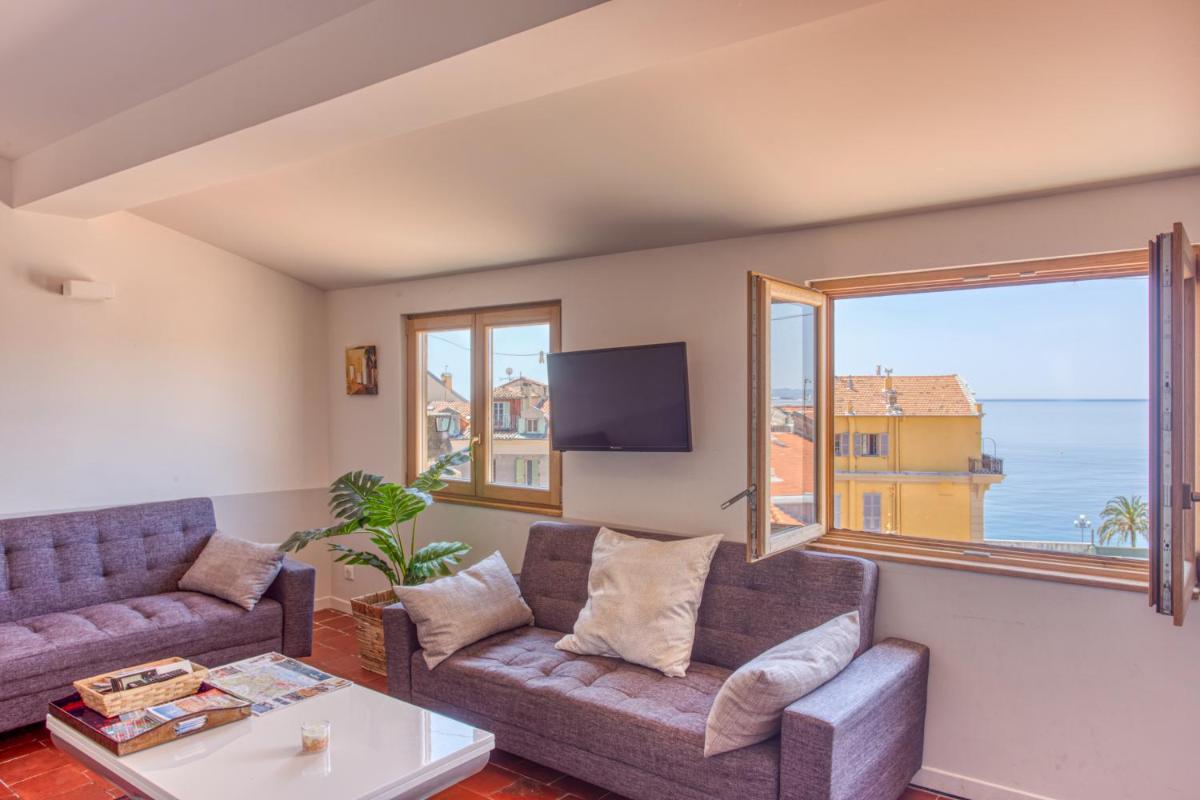 LE GILLY 6 - F3 EXCEPTIONNEL, VUE MER, MODERNE, CLIMATISATION, Vieux-Nice view 3