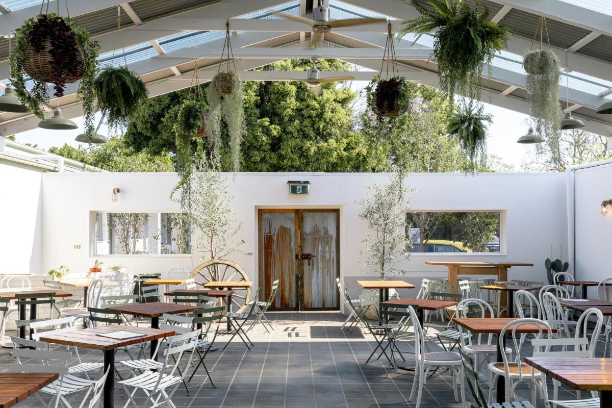 outdoor BBQ area