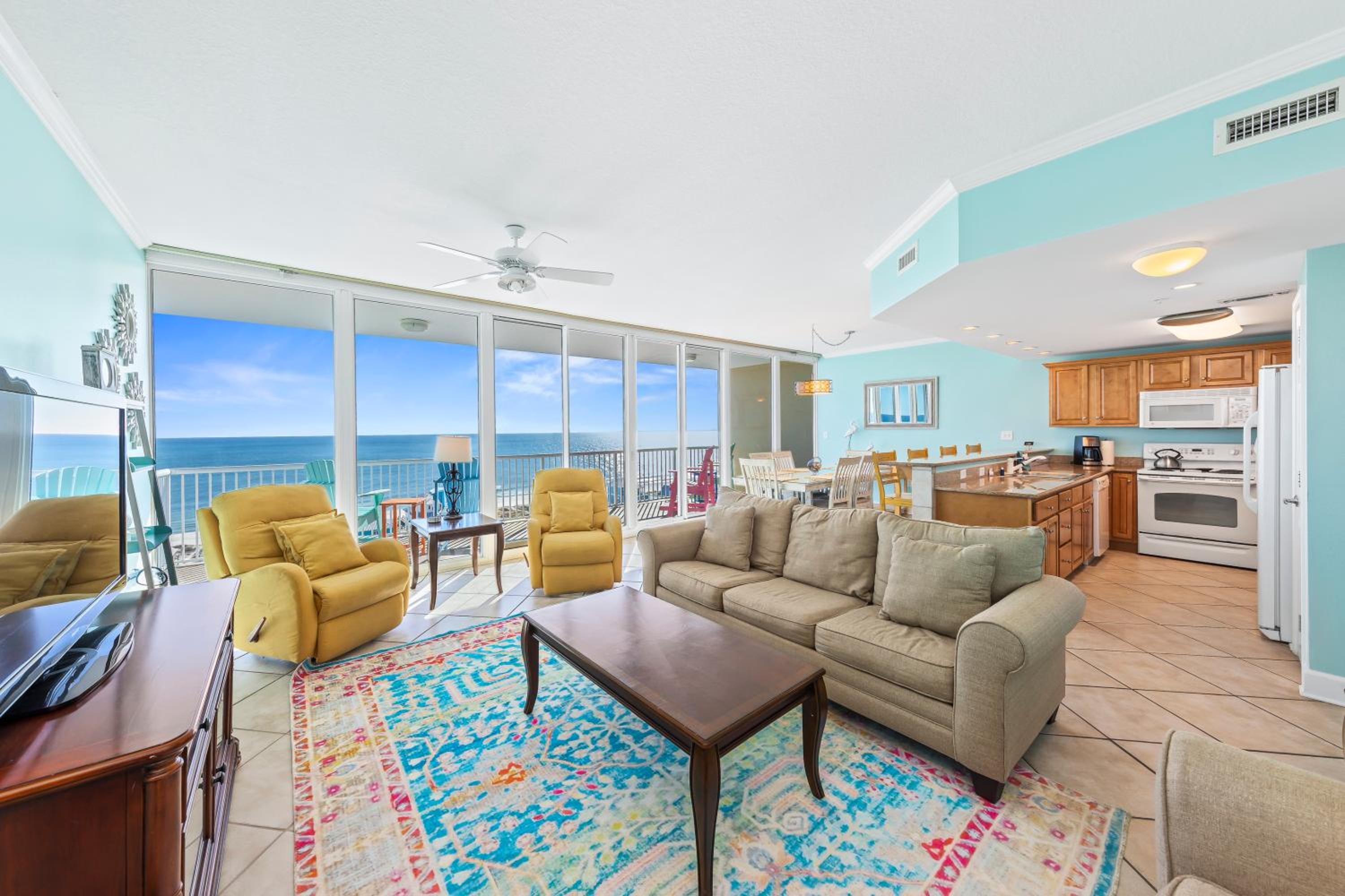 Spacious 3BR 3Bath 12th Floor, Million-Dollar Gulf Views view 3