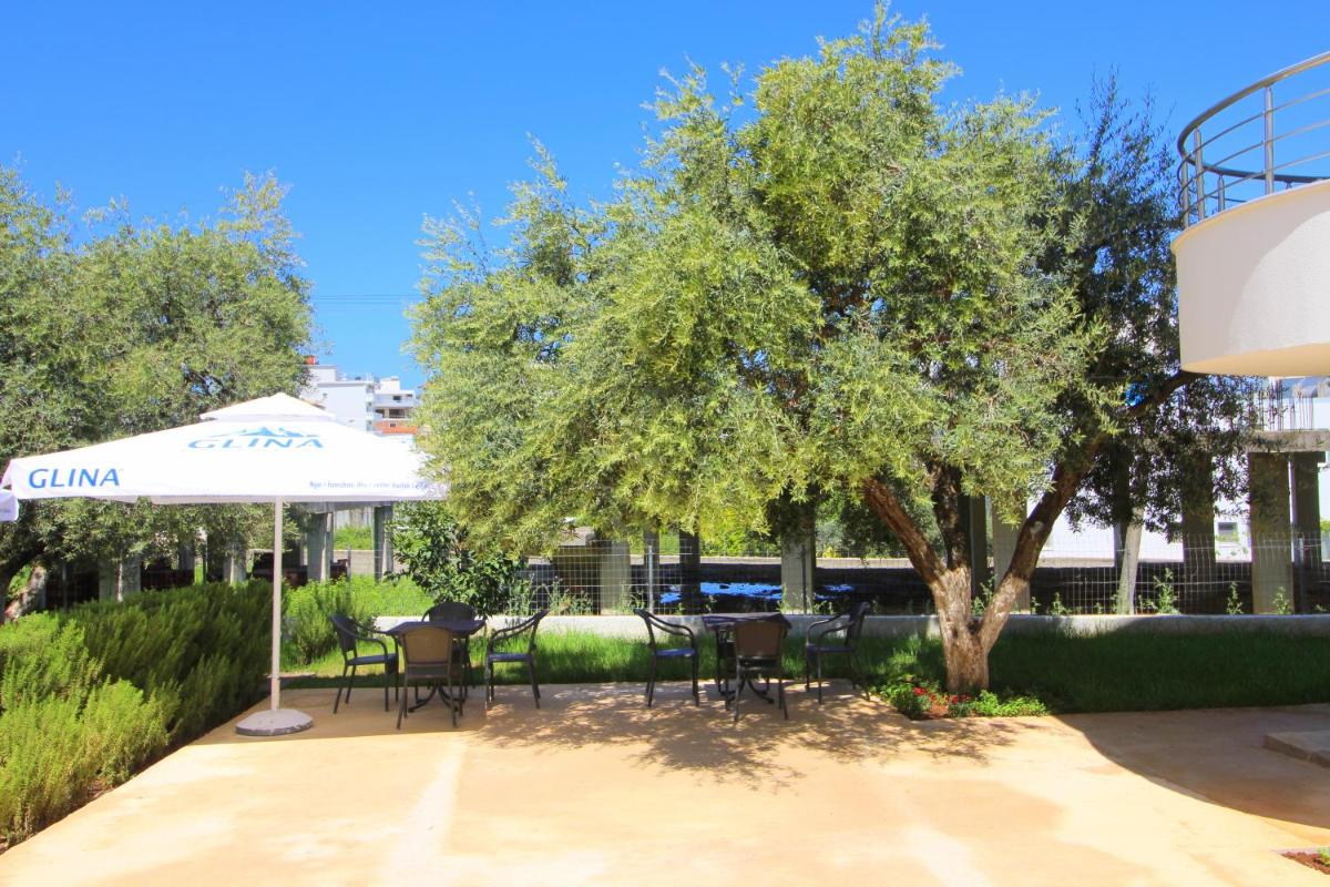 outdoor BBQ area