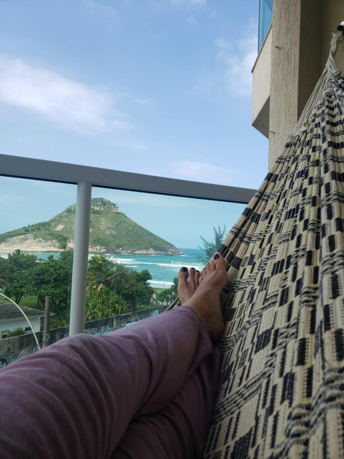 Flat vista mar na praia da macumba view 2