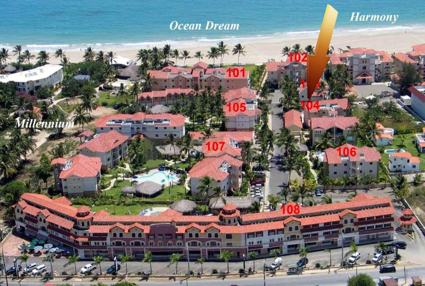Ocean Dream 2bdr/2bth Ground floor view 2