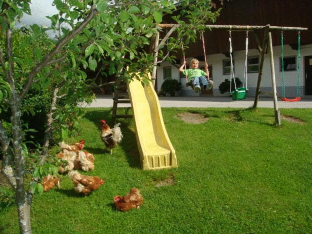 Wörglerhof's Hüttenapartments mit Kachelofen Farm Stay