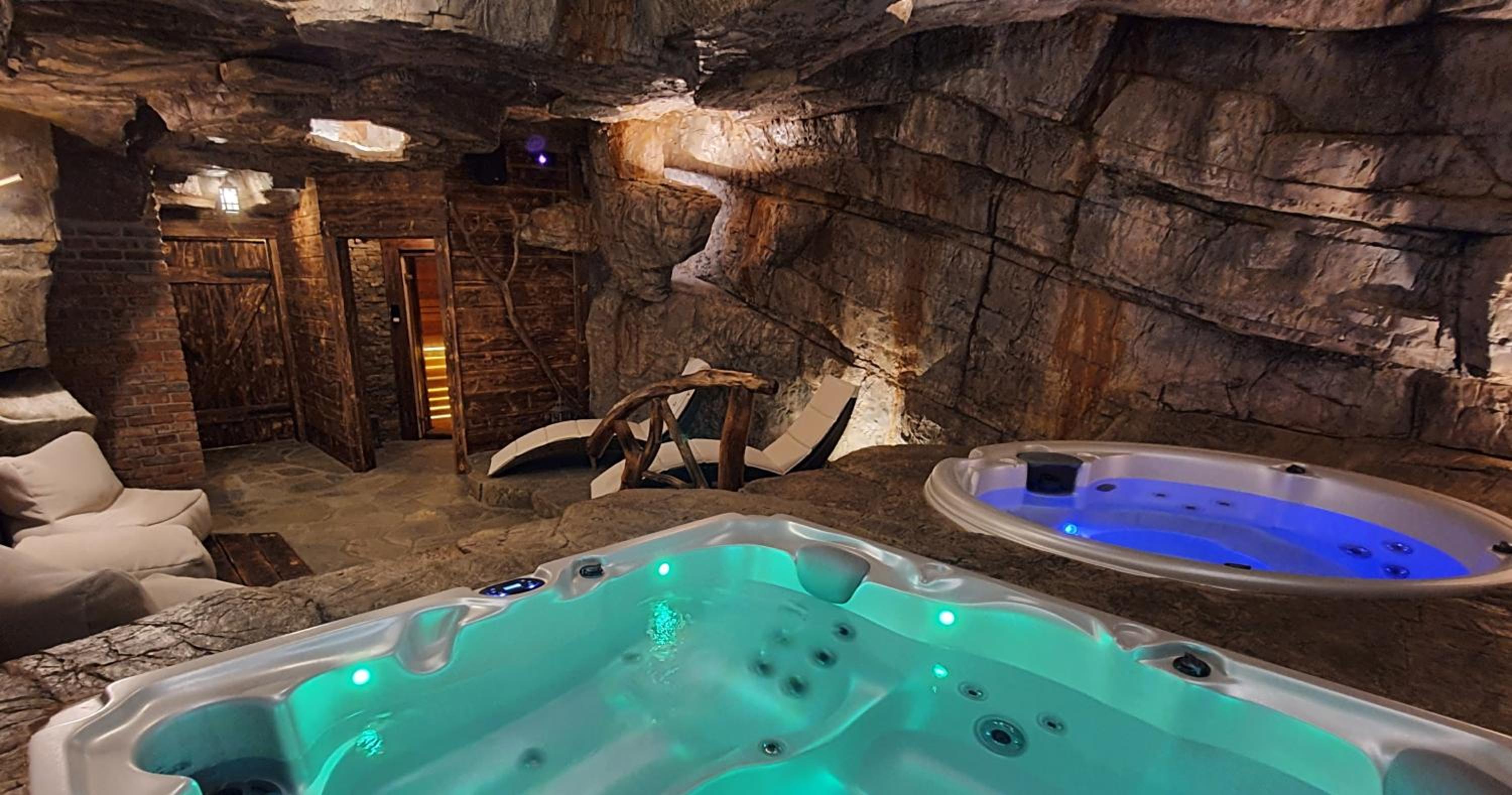 Luksusowy domek w Osadzie Jaworzyna z jaskinią SPA view 4